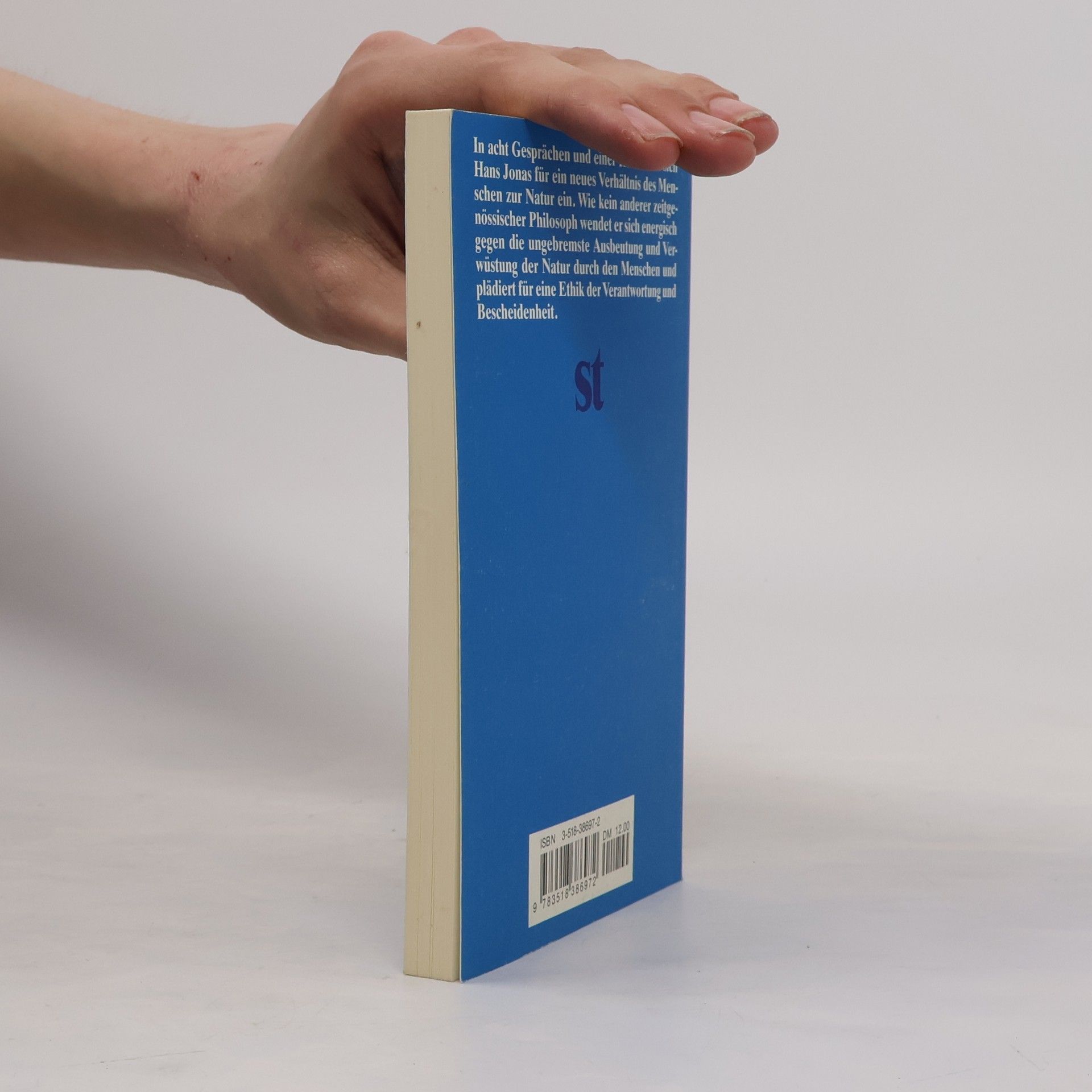 Hans Jonas Suhrkamp Taschenbuch - 2197: Dem bösen Ende näher