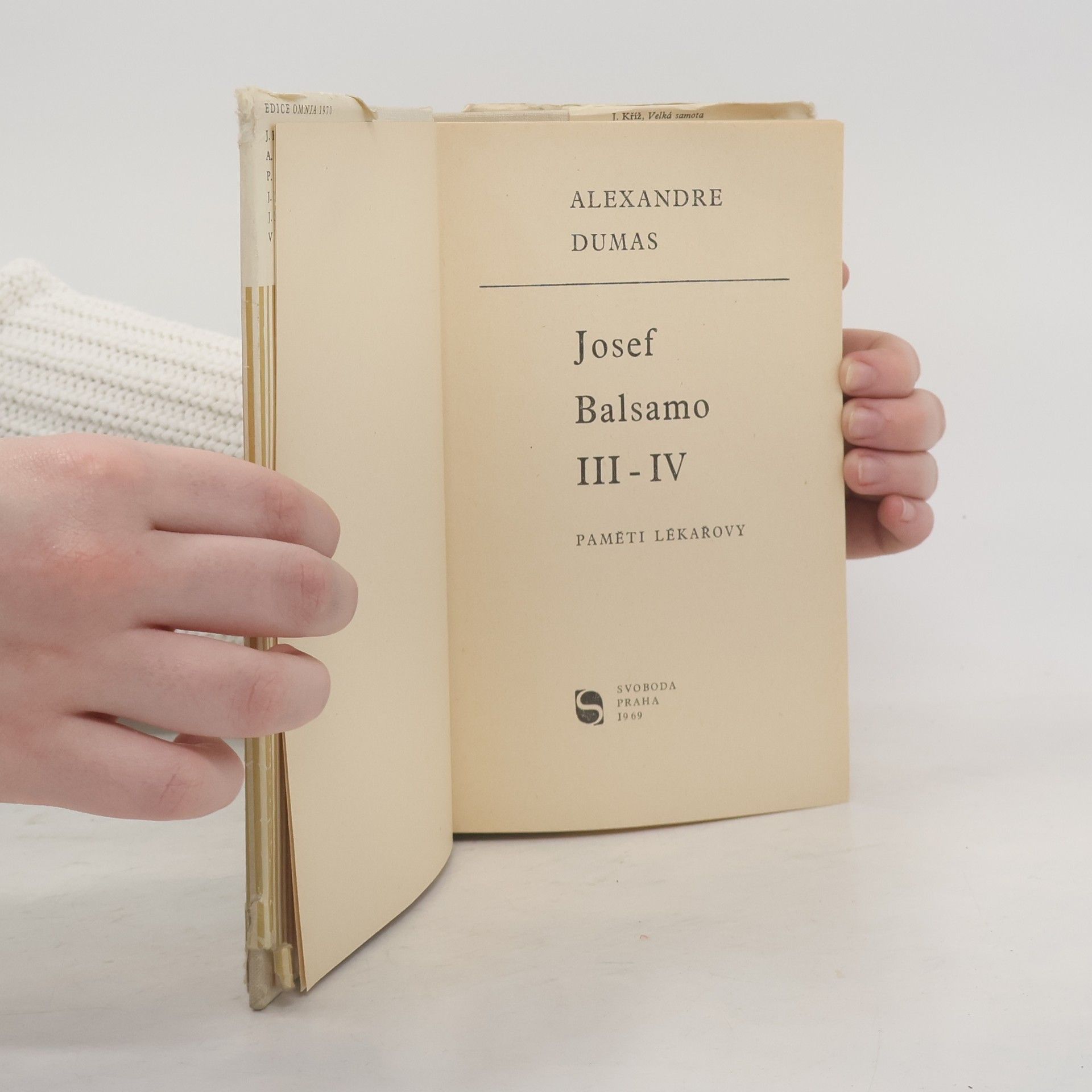 Alexandre Dumas Josef Balsamo III-IV. Paměti lékařovi