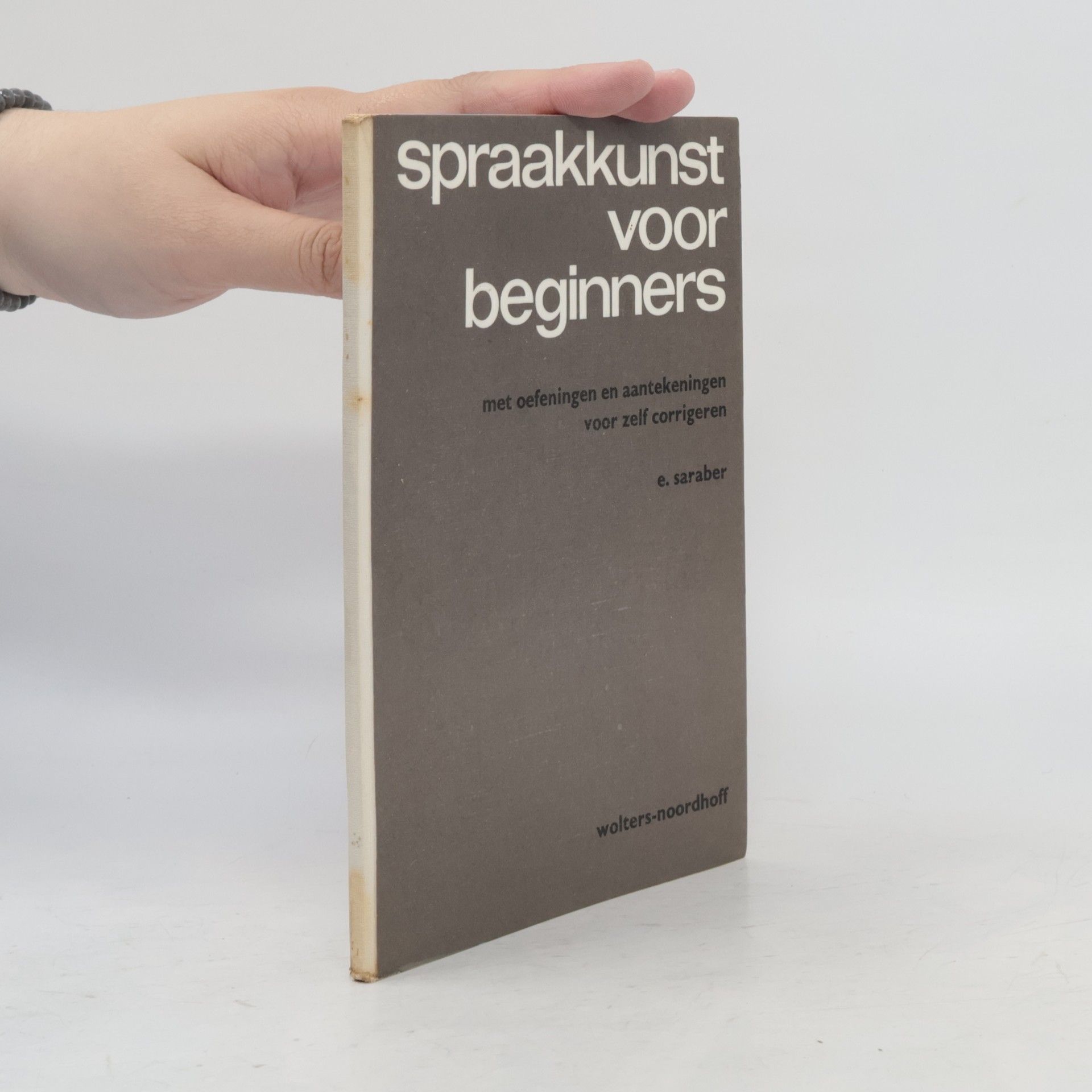 E. Saraber Spraakkunst voor beginners
