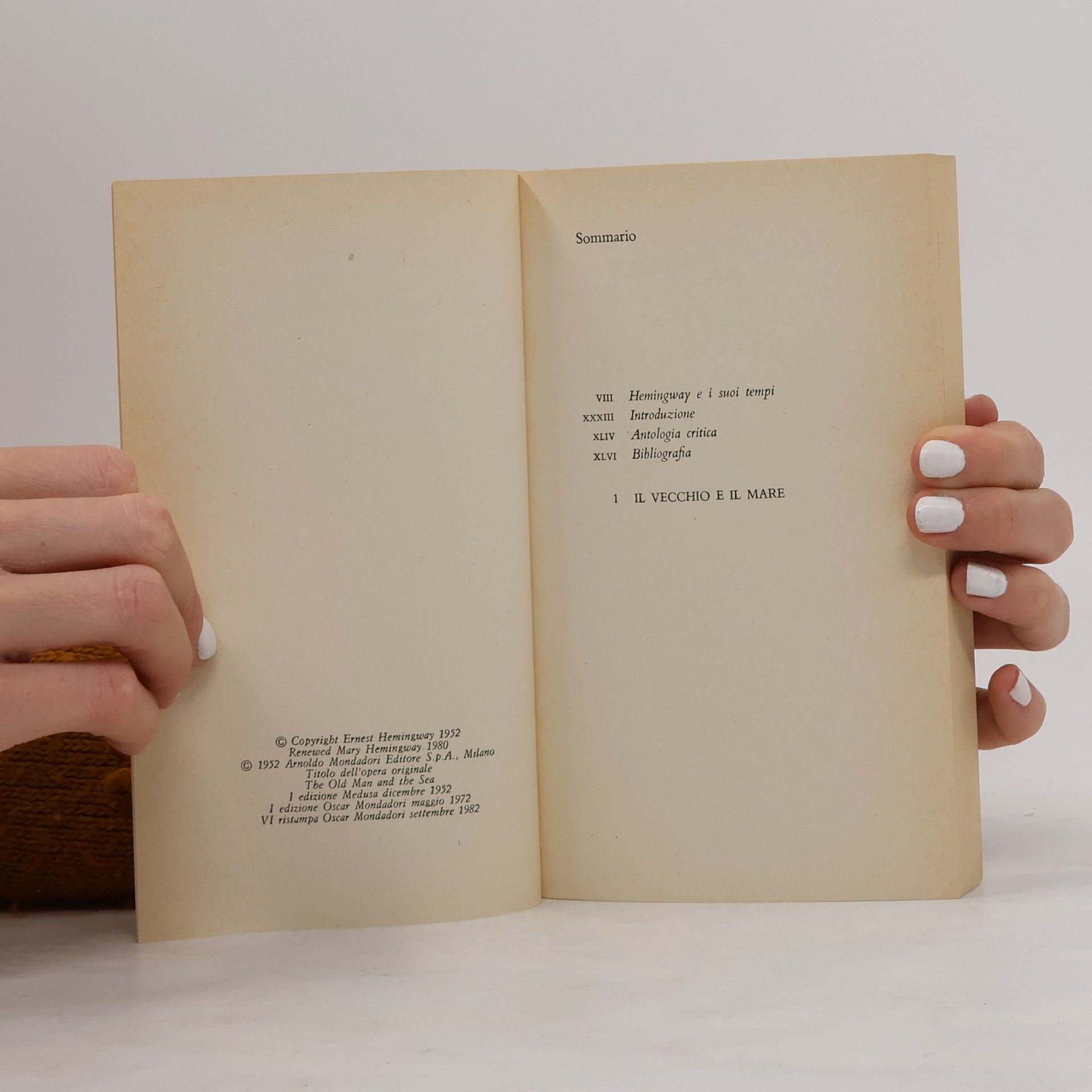 Ernest Hemingway Il vecchio e il mare