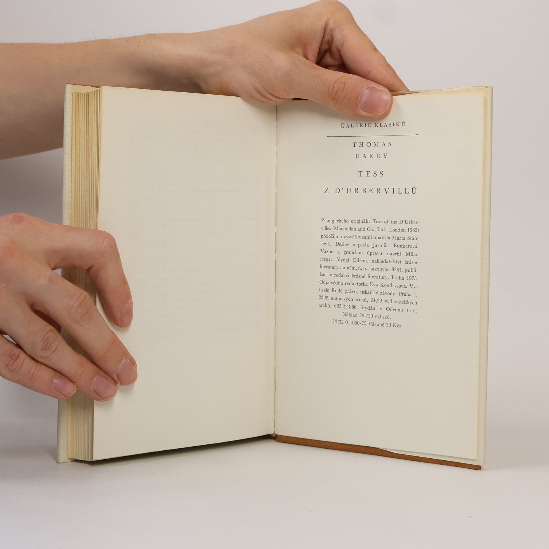 Thomas Hardy Tess z d'Urbervillů
