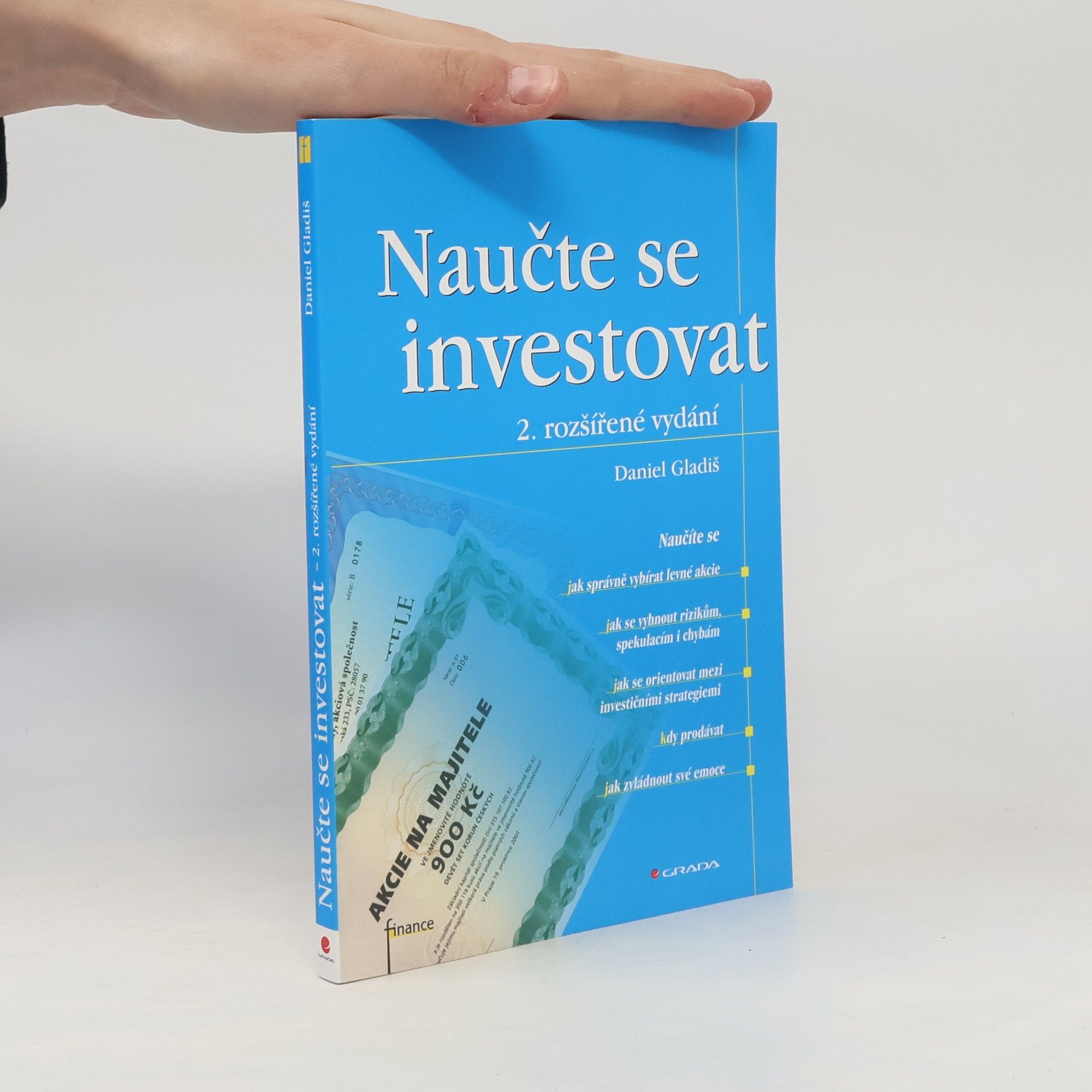 Daniel Gladiš Naučte se investovat, 2., rozšířené vydání