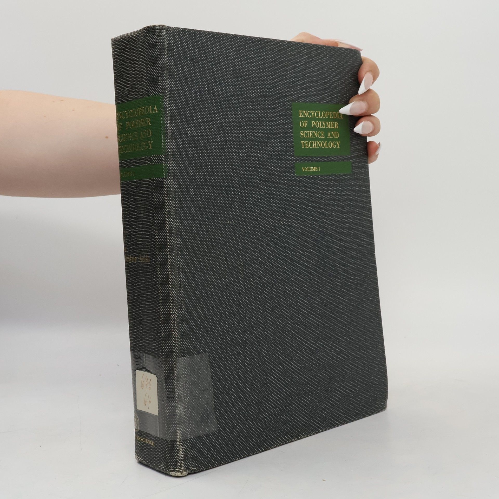 Herman Francis Mark Encyclopedia of Polymer Science and Technology I.