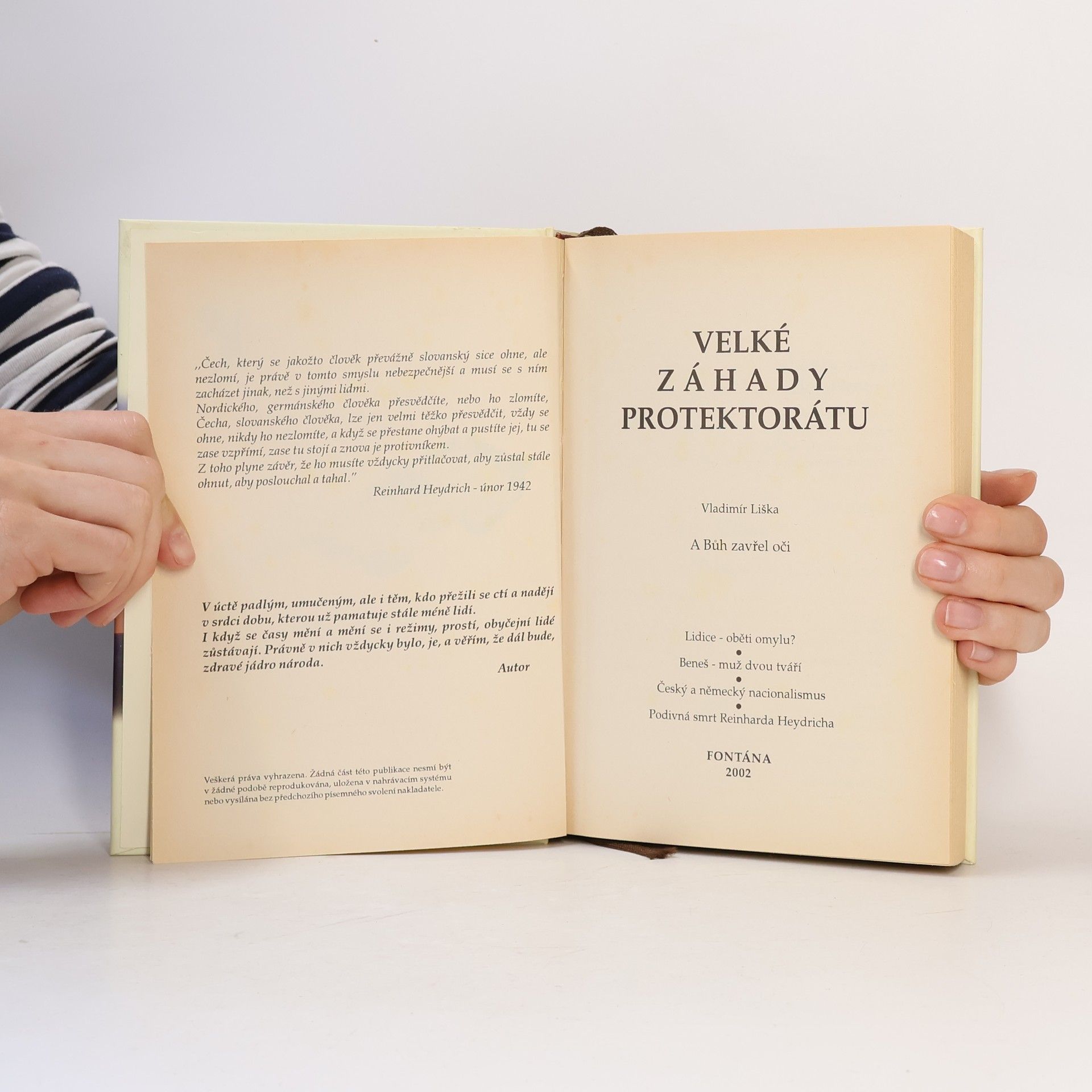 Vladimír Liška Velké záhady protektorátu