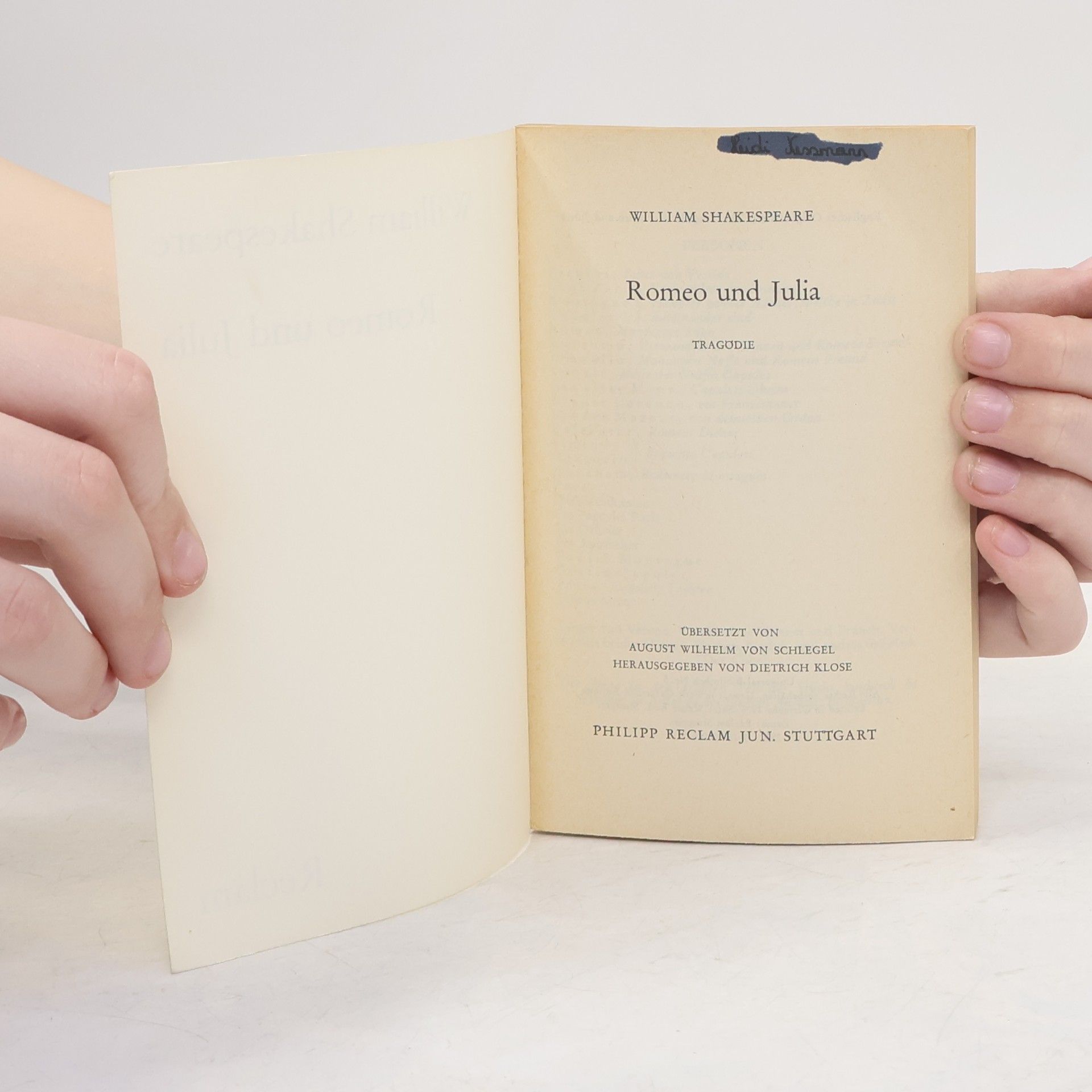 William Shakespeare Romeo und Julia