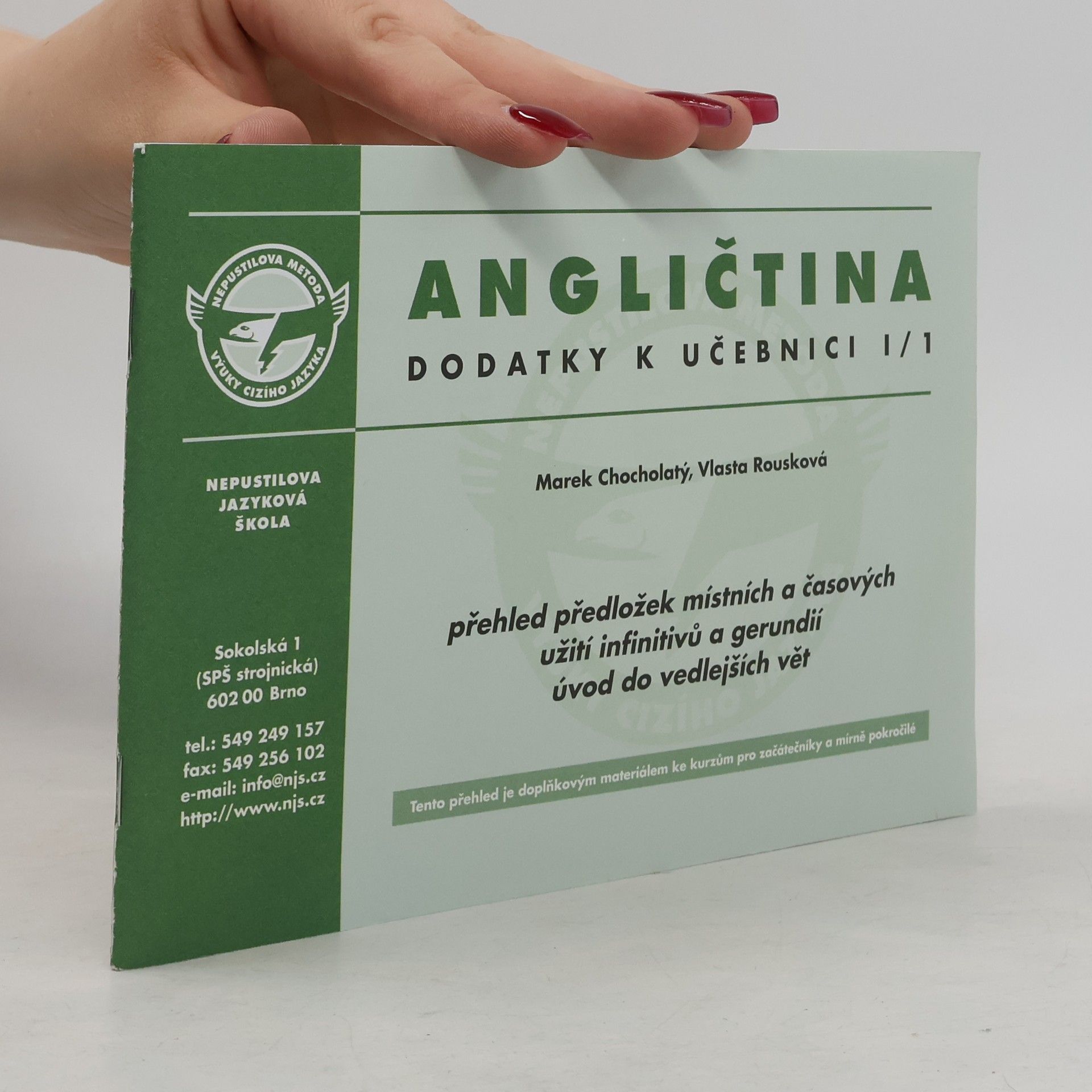Angličtina : dodatky k učebnici 1