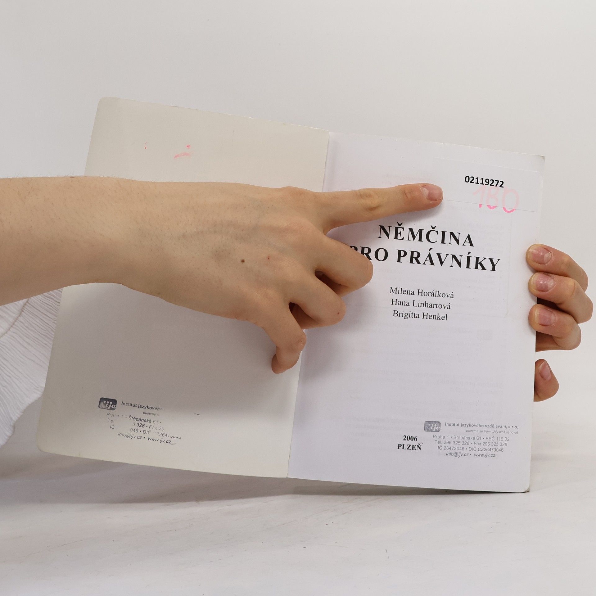 Milena Horálková Němčina pro právníky