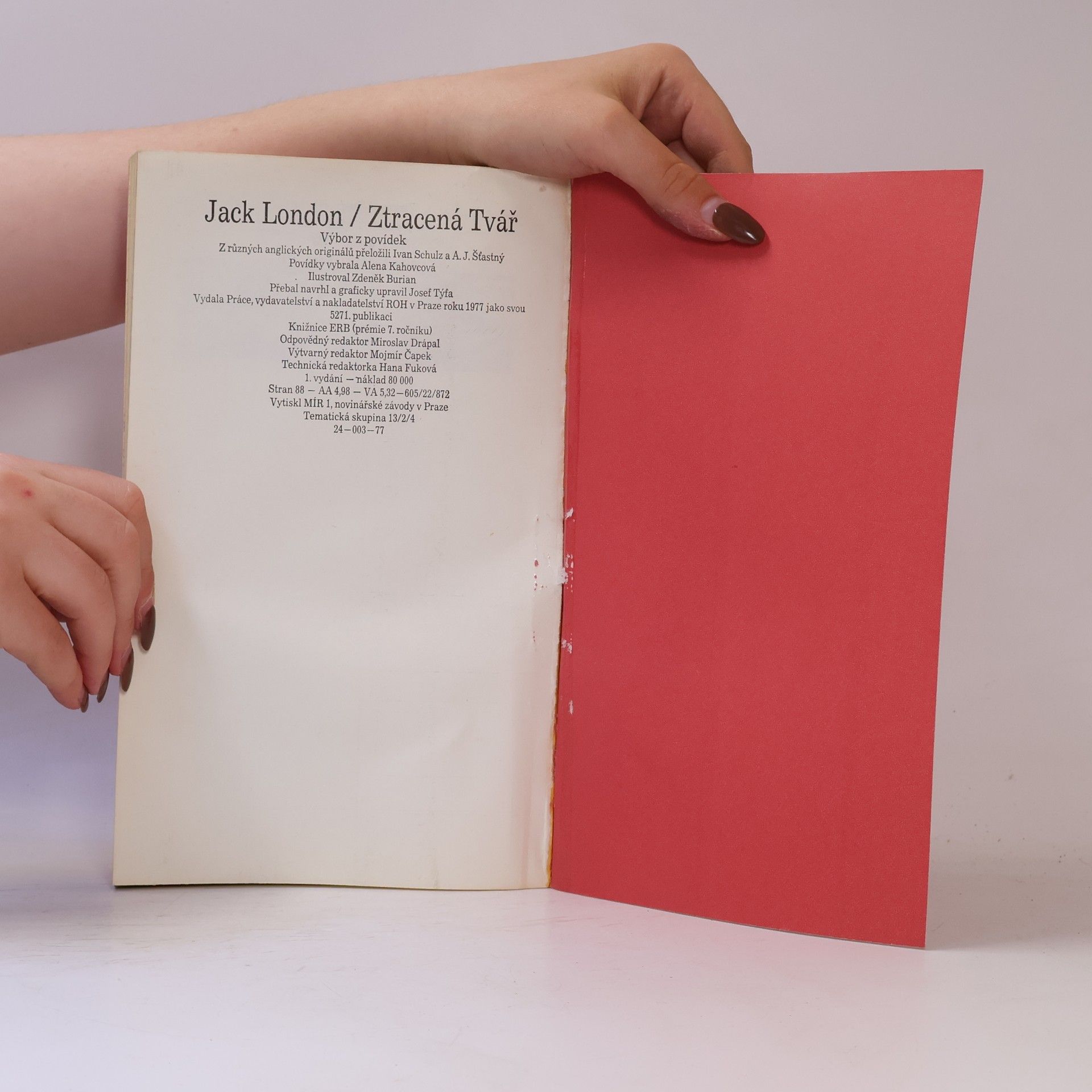 Jack London Ztracená tvář