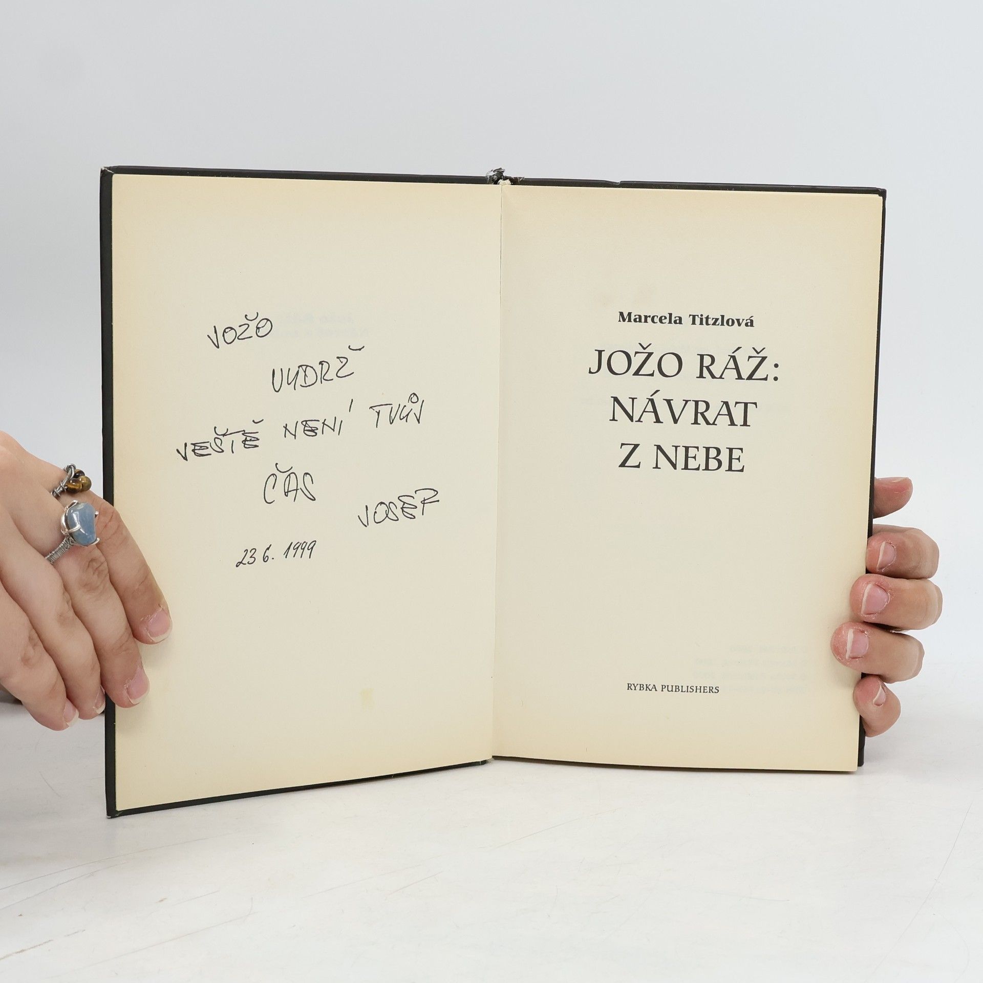Marcela Titzlová Jožo Ráž. Návrat z nebe