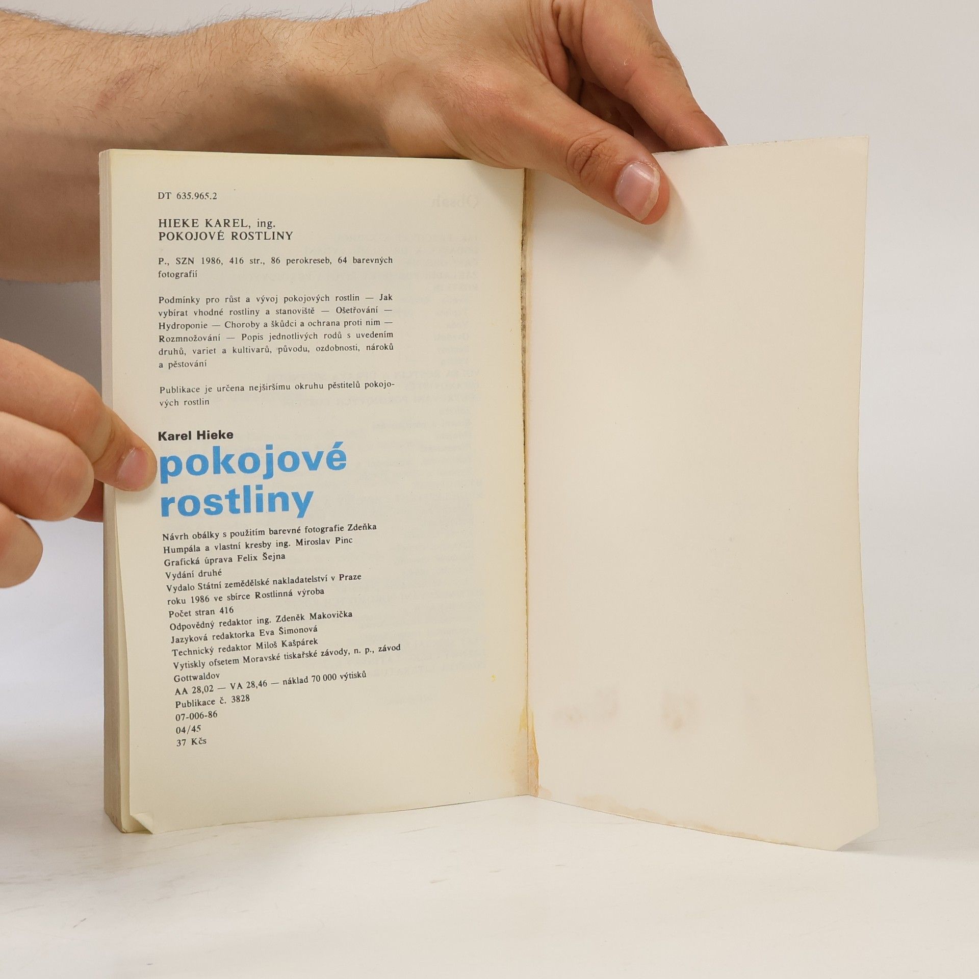 Karel Hieke Pokojové rostliny