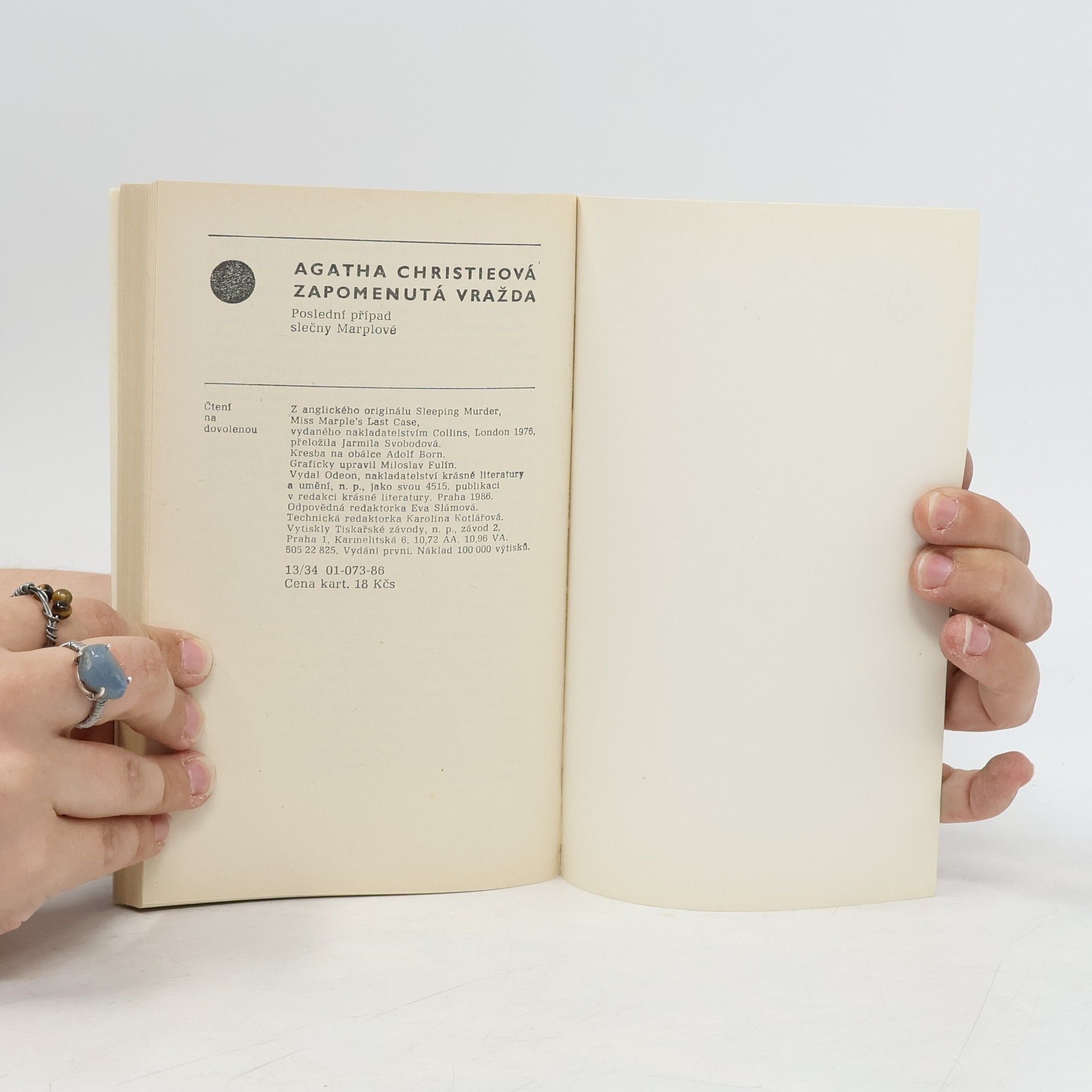 Agatha Christie Zapomenutá vražda