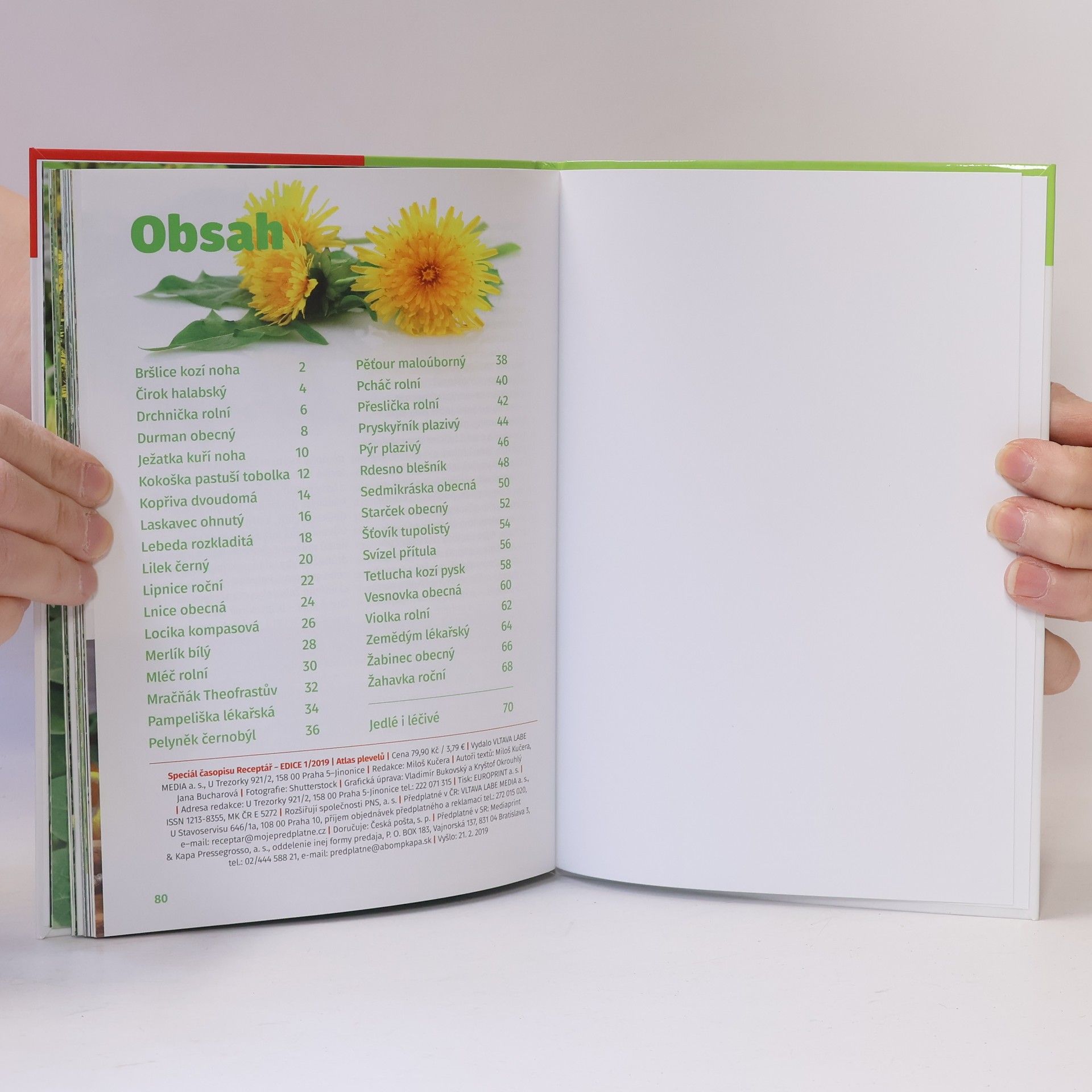 Miloš Kučera Atlas plevelů