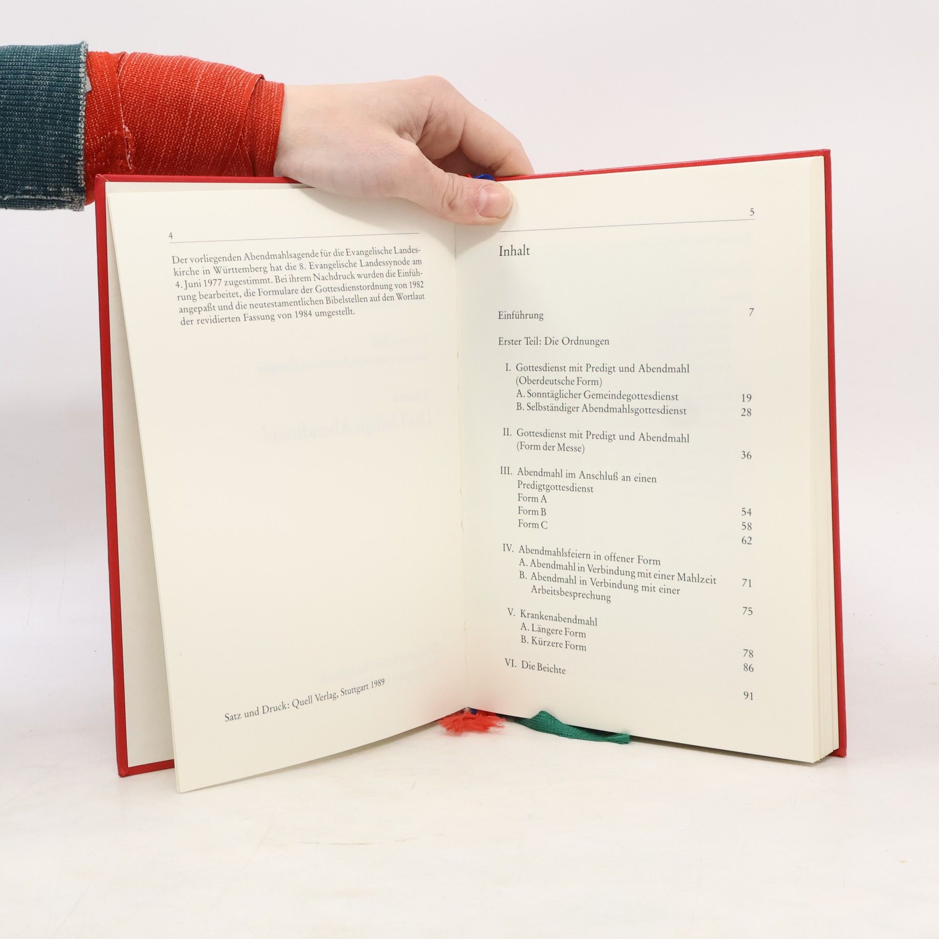 Zweiter Teir Kirchenbuch - Das Heilige Abendmahl