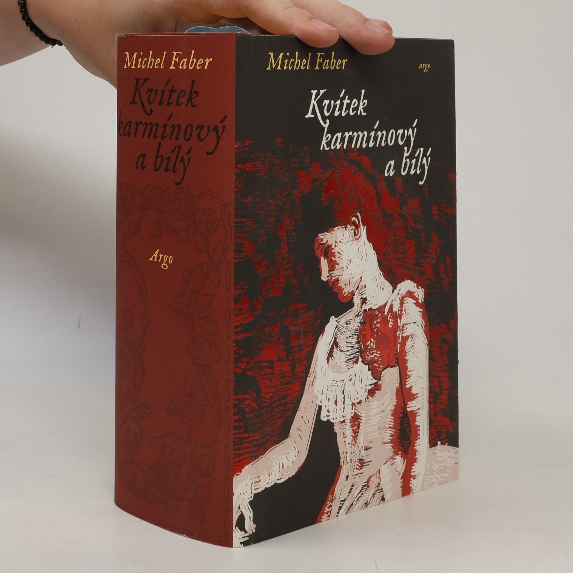 Michel Faber Kvítek karmínový a bílý