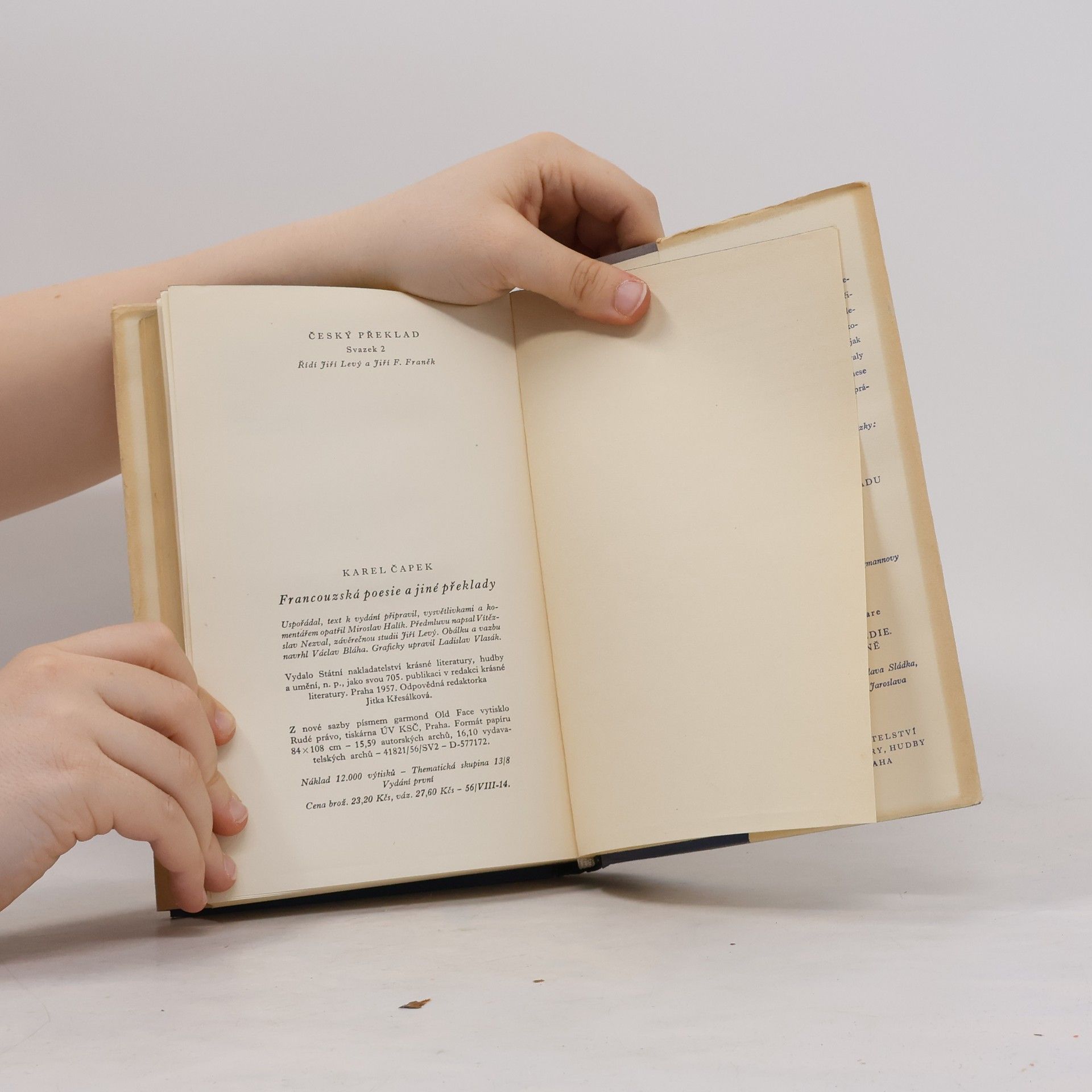 Karel Čapek Francouzská poesie a jiné překlady