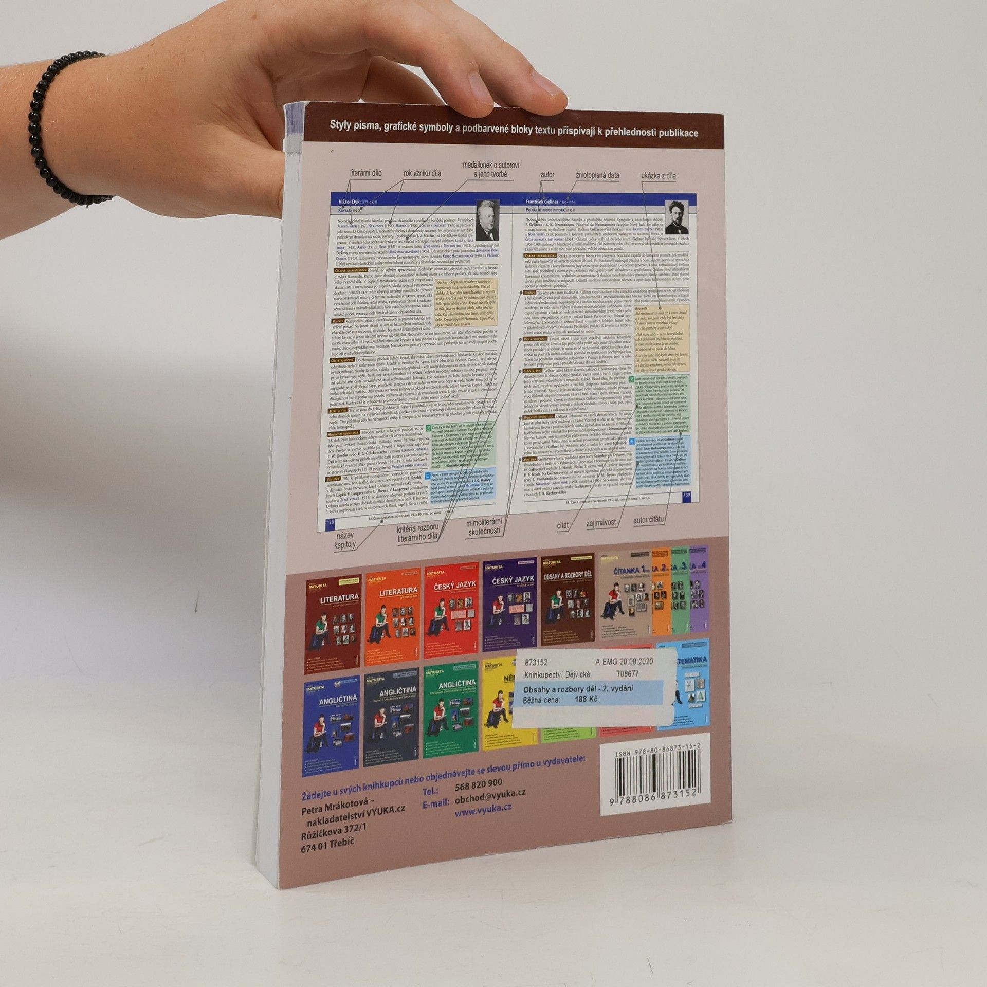 Otakar Slanař Obsahy a rozbory děl: K literatuře - přehledu SŠ učiva