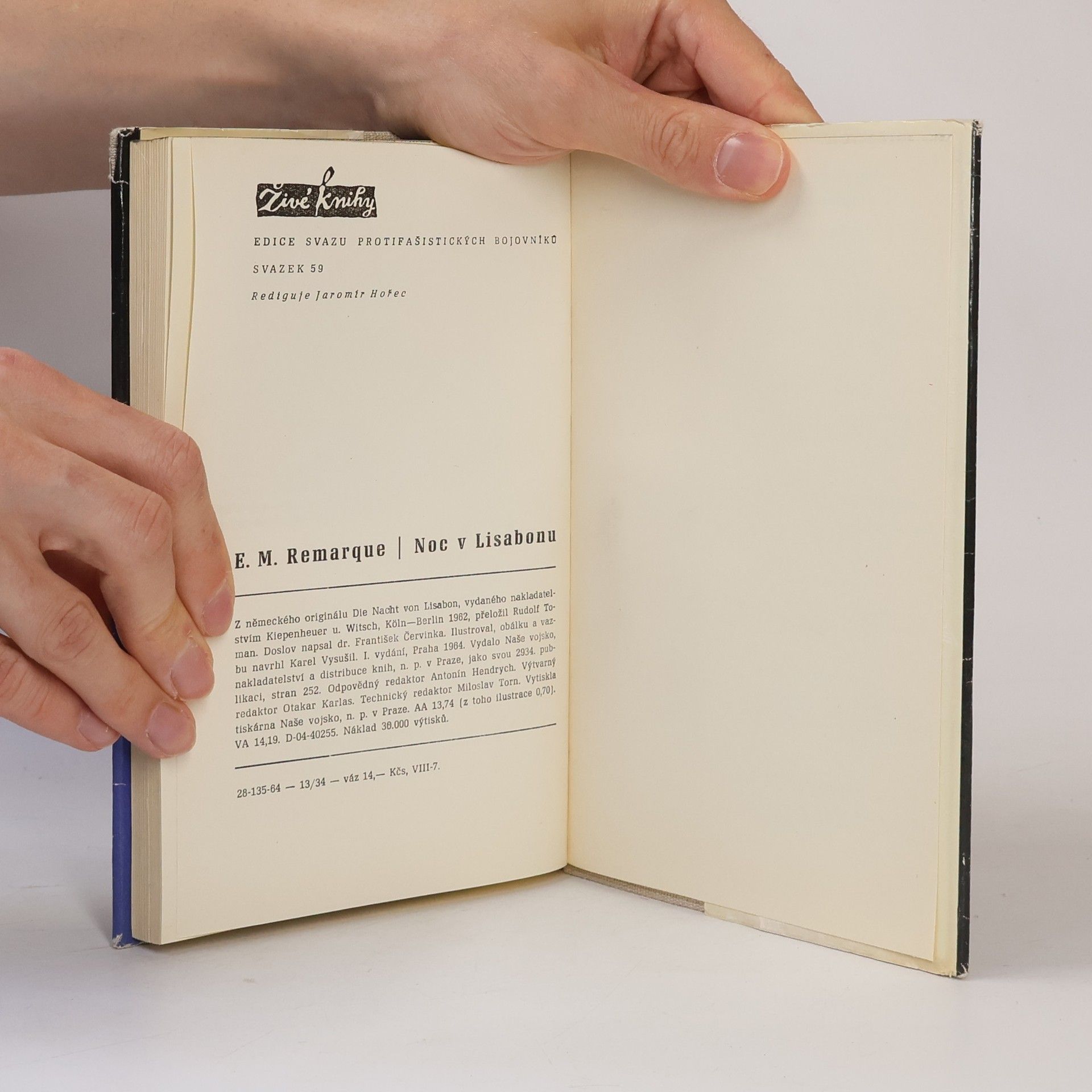 Erich Maria Remarque Noc v Lisabonu