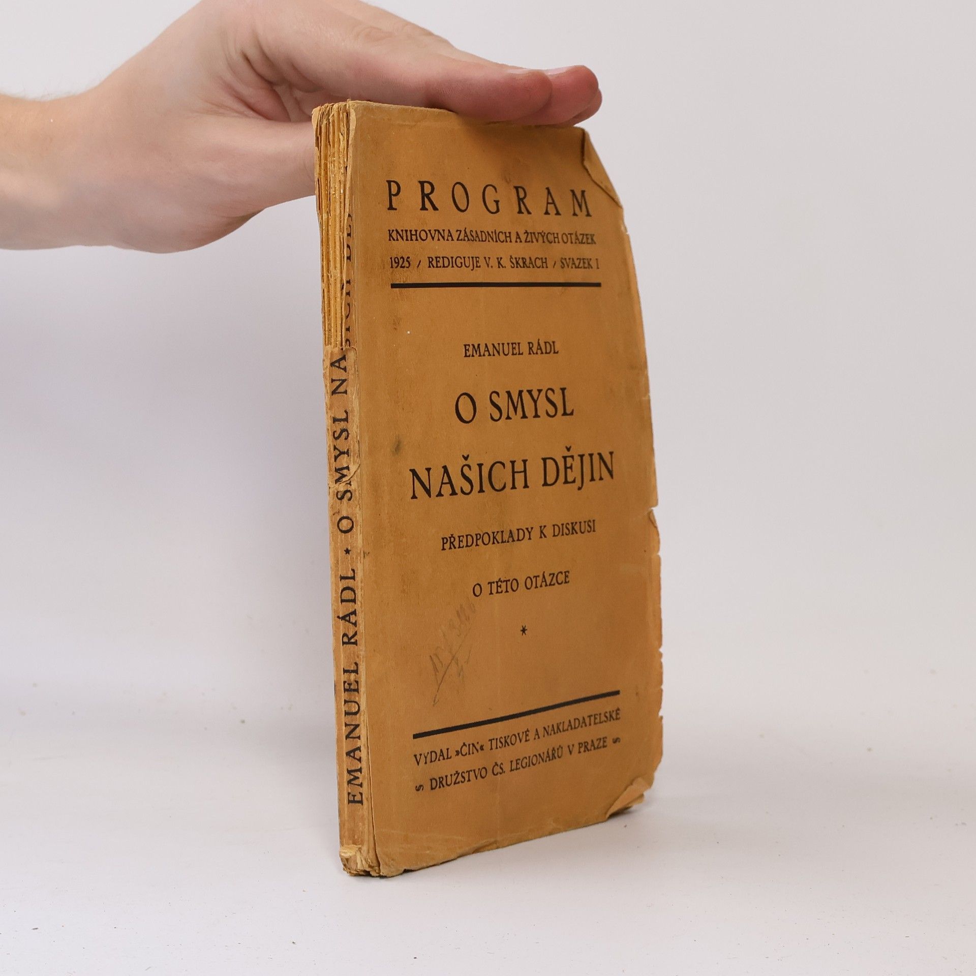 Emanuel Rádl O smysl našich dějin