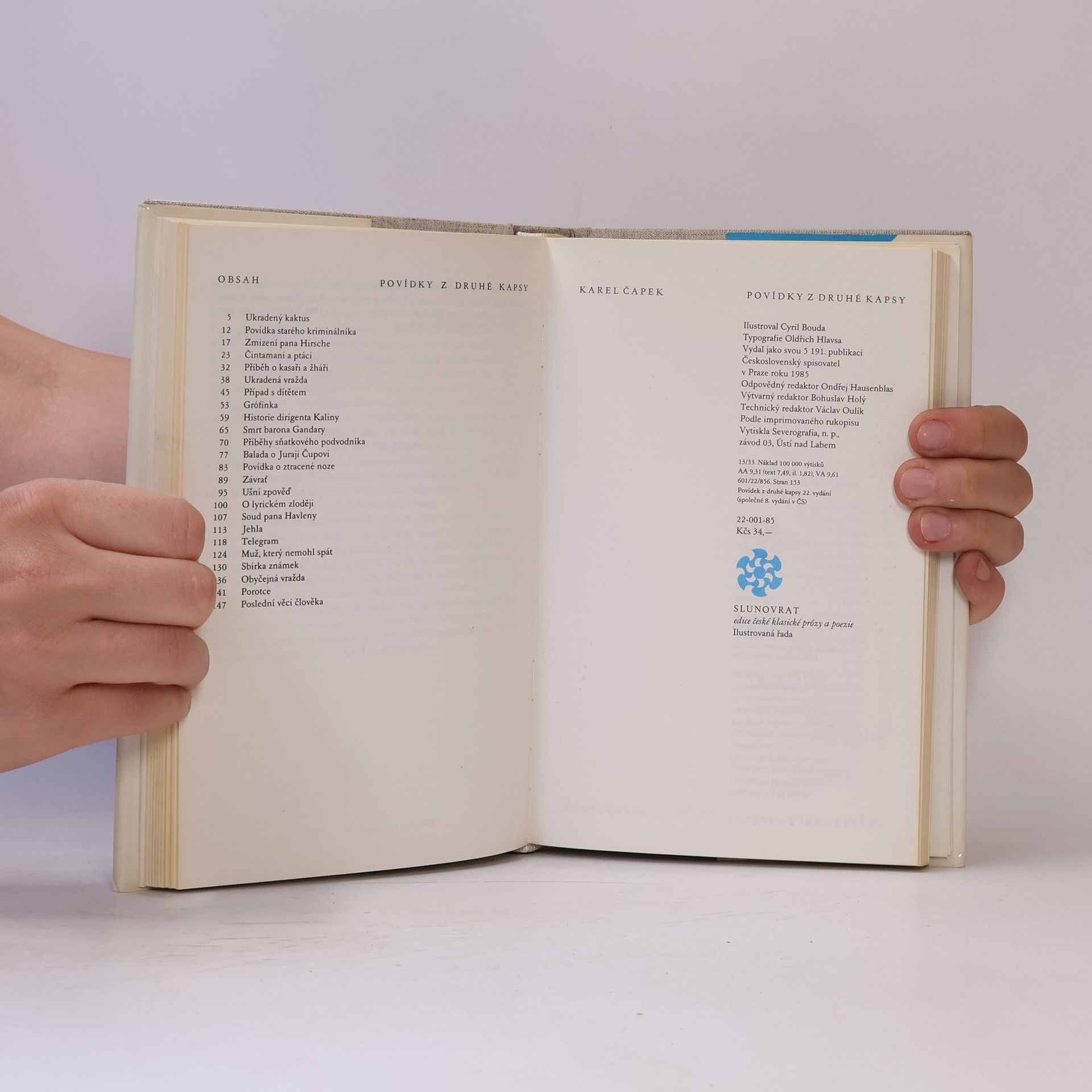Karel Čapek Povídky z druhé kapsy