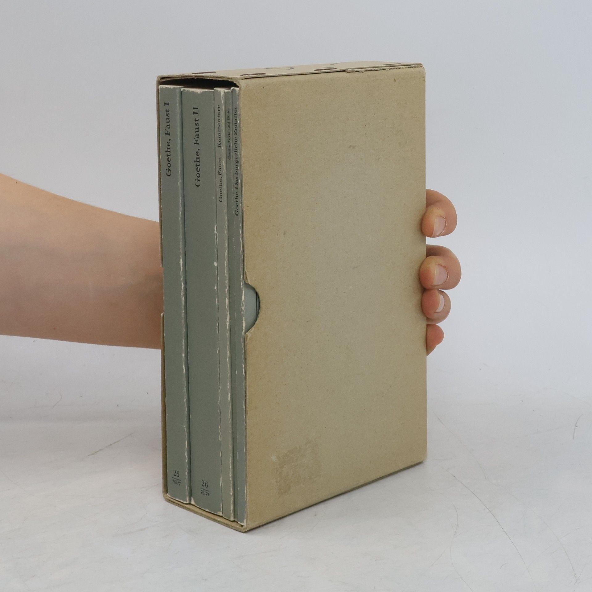 Johann Wolfgang von Goethe Faust I.-II. Faust-Kommentare. Texte und Bilder. Das bürgerliche Zeitalter.