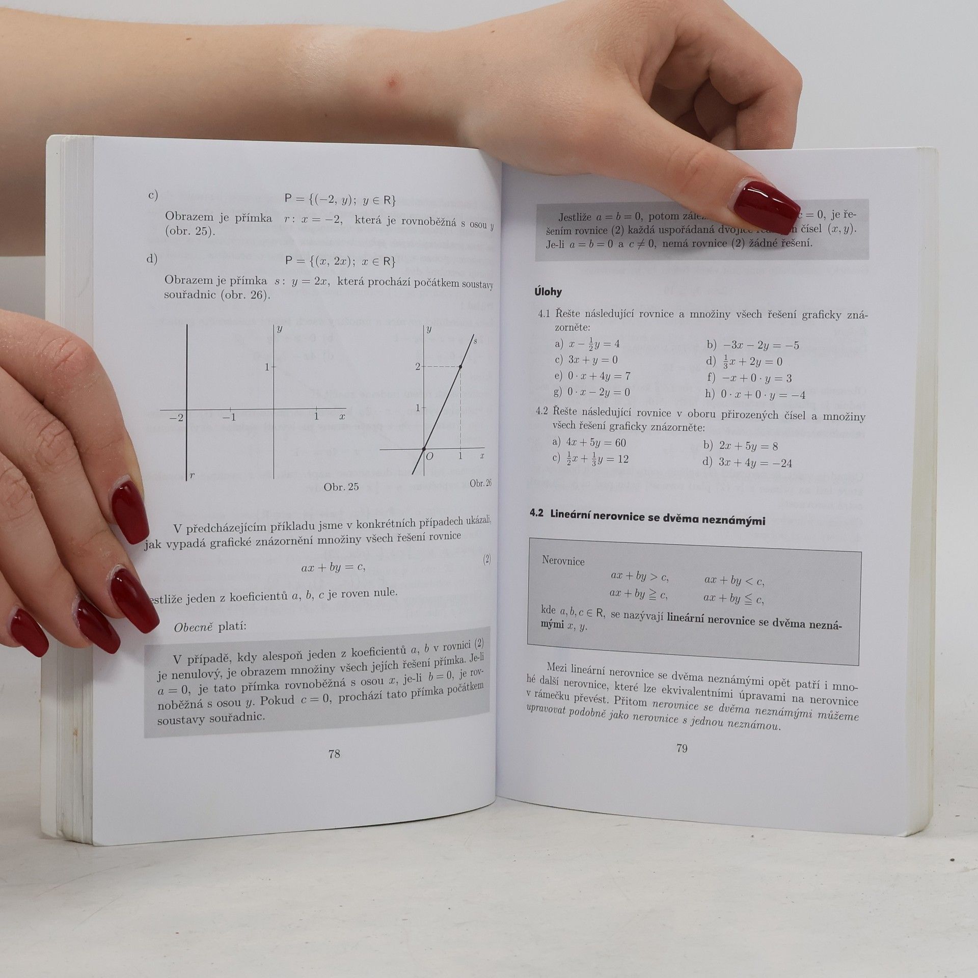 Leo Boček Matematika pro gymnázia. Rovnice a nerovnice