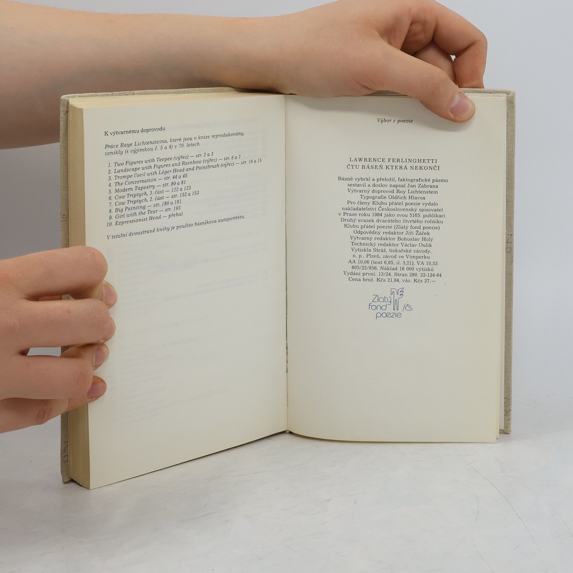 Lawrence Ferlinghetti Čtu báseň která nekončí