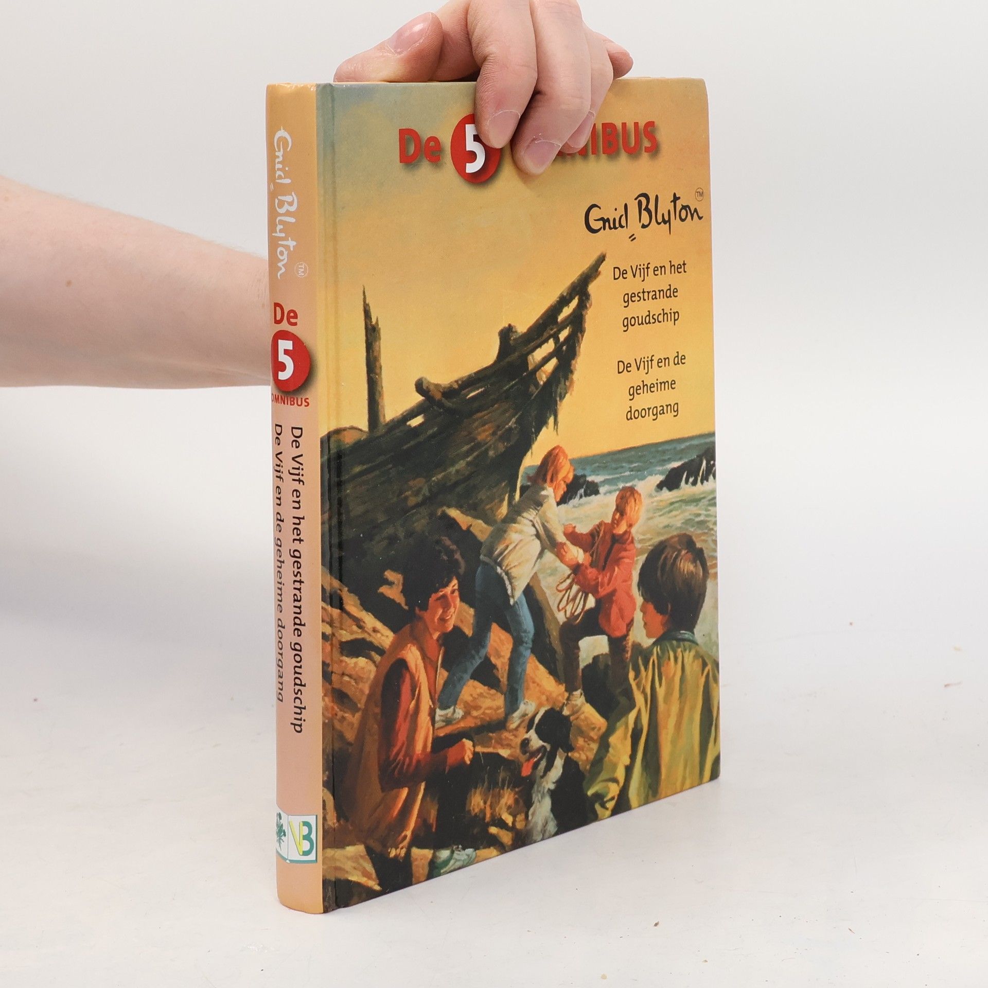 Enid Blyton De Vijf en het gestrande goudschip. De Vijf en de geheime doorgang