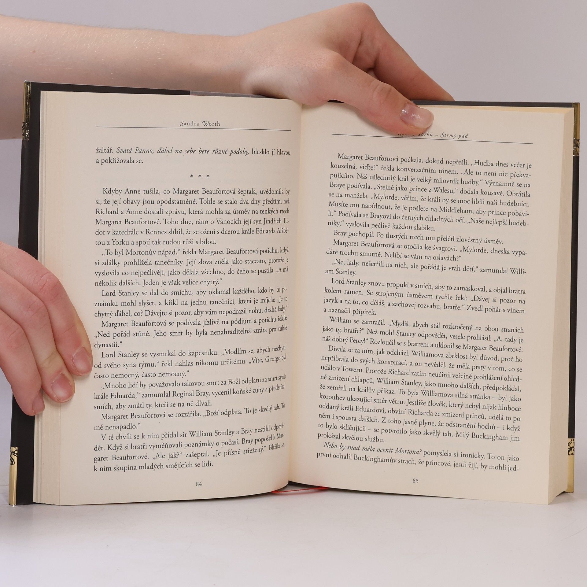 Sandra Worth Růže z Yorku : historický román z období války růží. Strmý pád