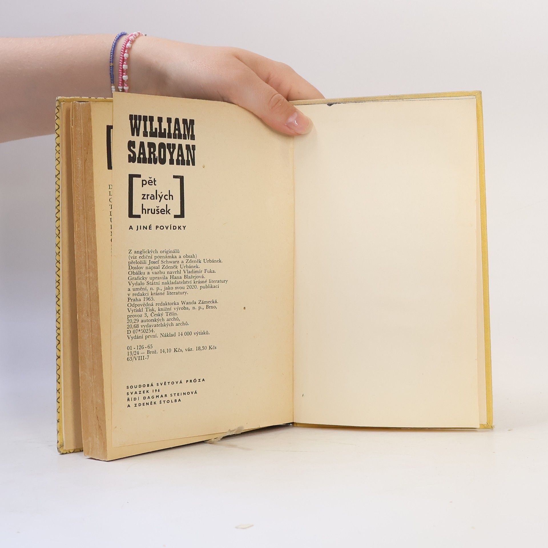 William Saroyan Pět zralých hrušek a jiné povídky