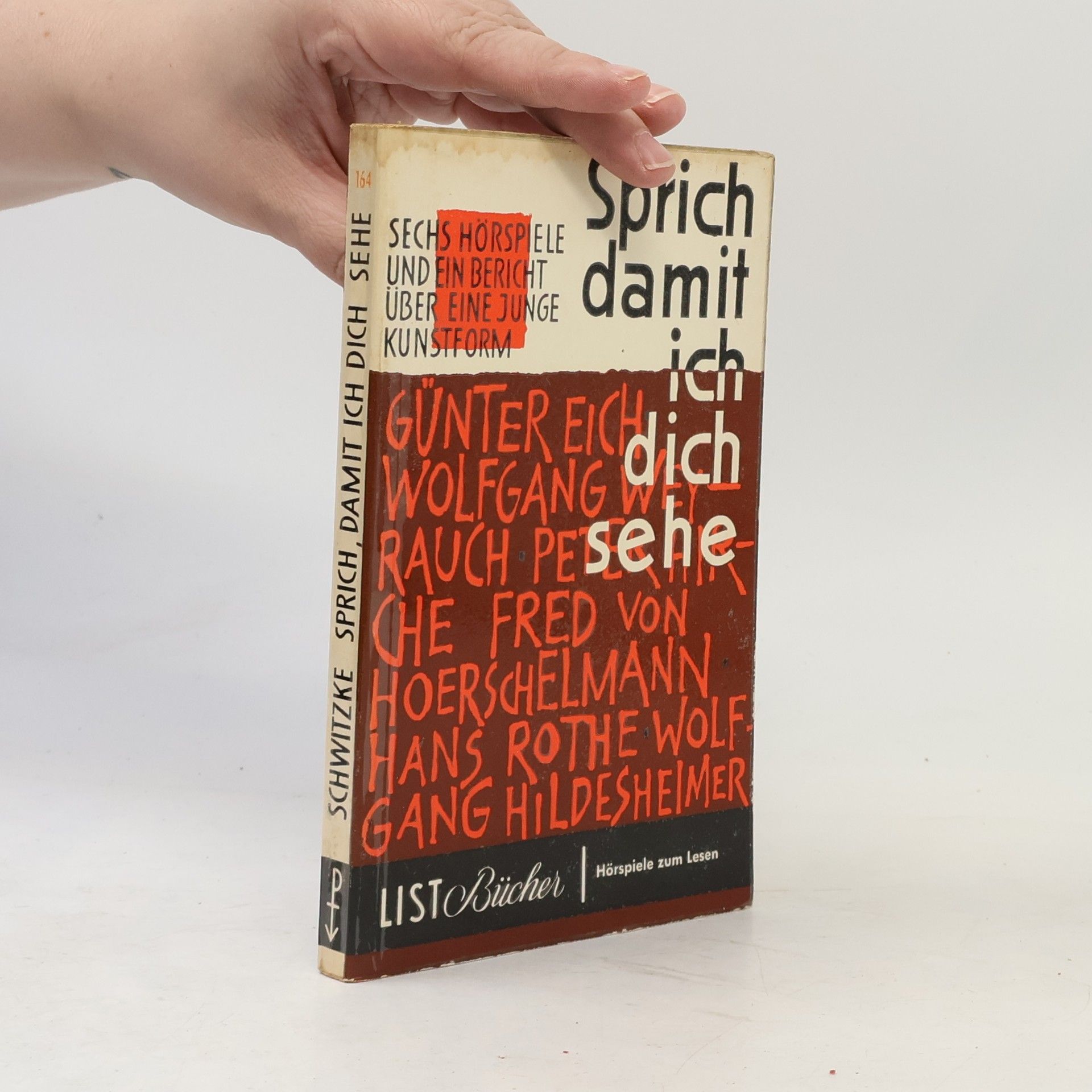 Heinz Schwitzke Sprich, damit ich dich sehe