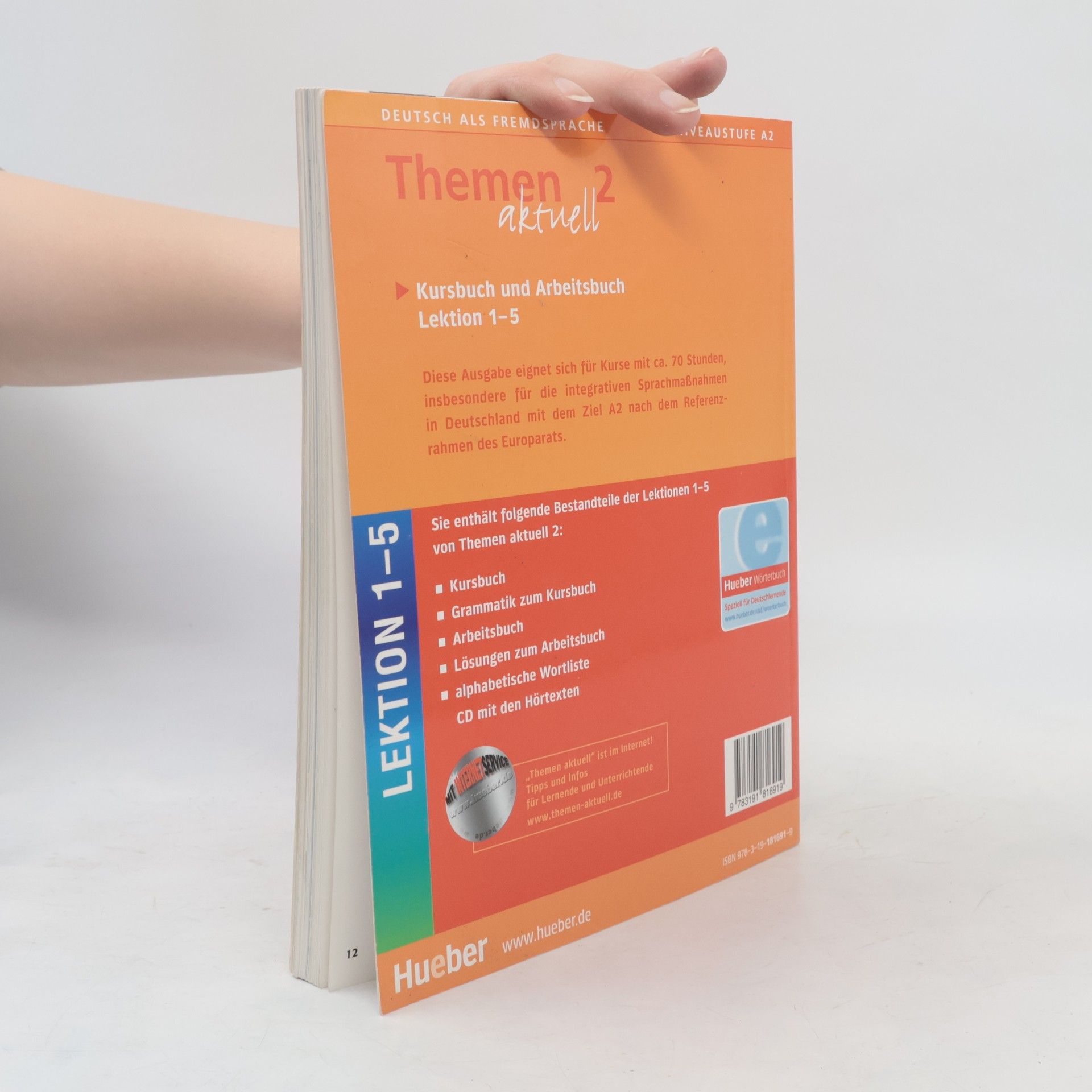 Hartmut Aufderstrasse Themen aktuell. 2, Kursbuch + Arbeitsbuch : Lektion 1-5