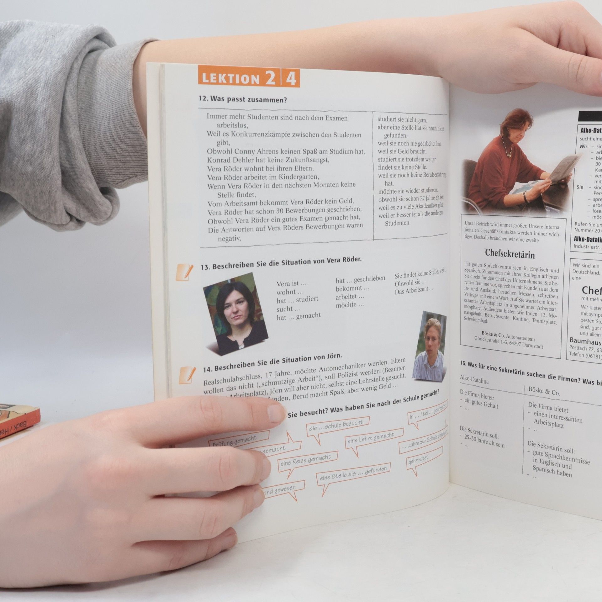 Hartmut Aufderstrasse Themen aktuell. 2, Kursbuch + Arbeitsbuch : Lektion 1-5