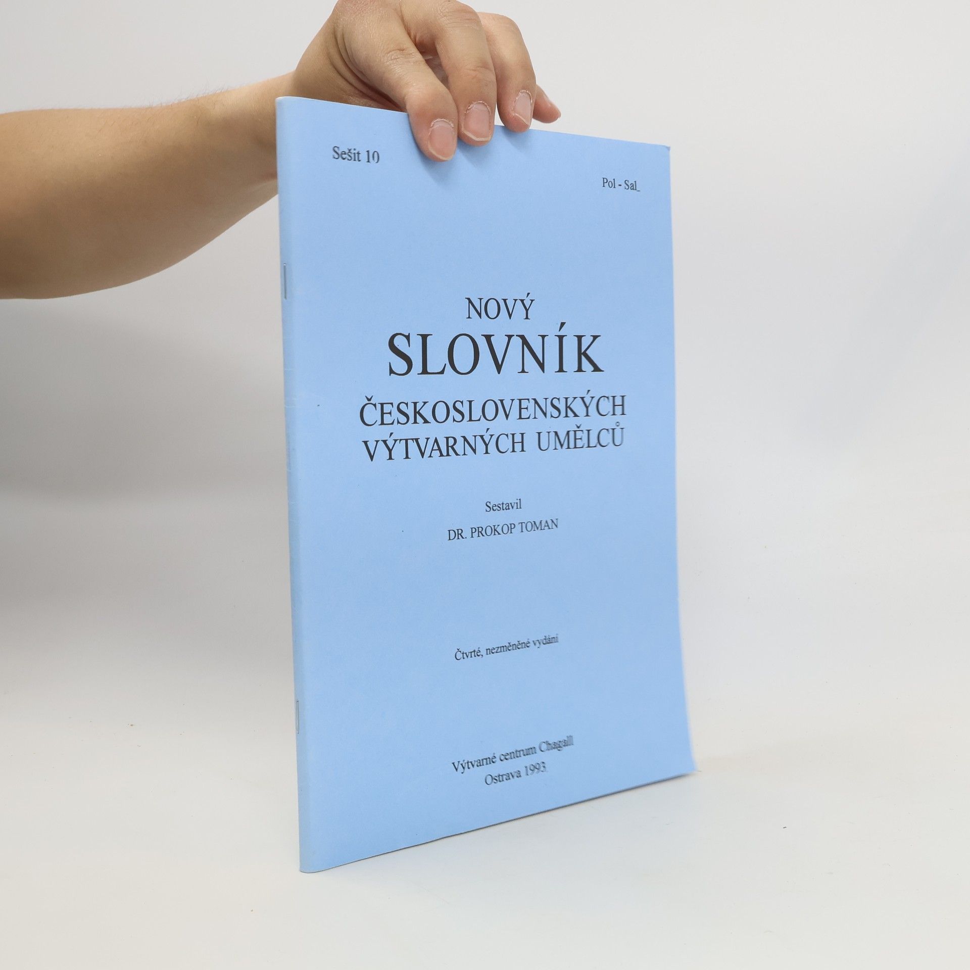 Prokop Toman Nový slovník československých výtvarných umělců
