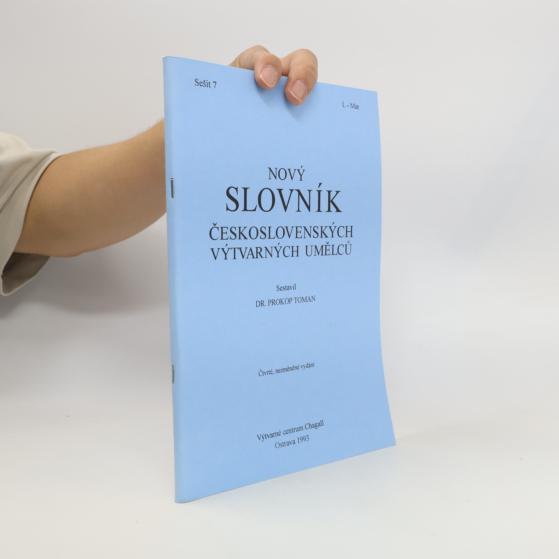 Prokop Toman Nový slovník československých výtvarných umělců L-Mar