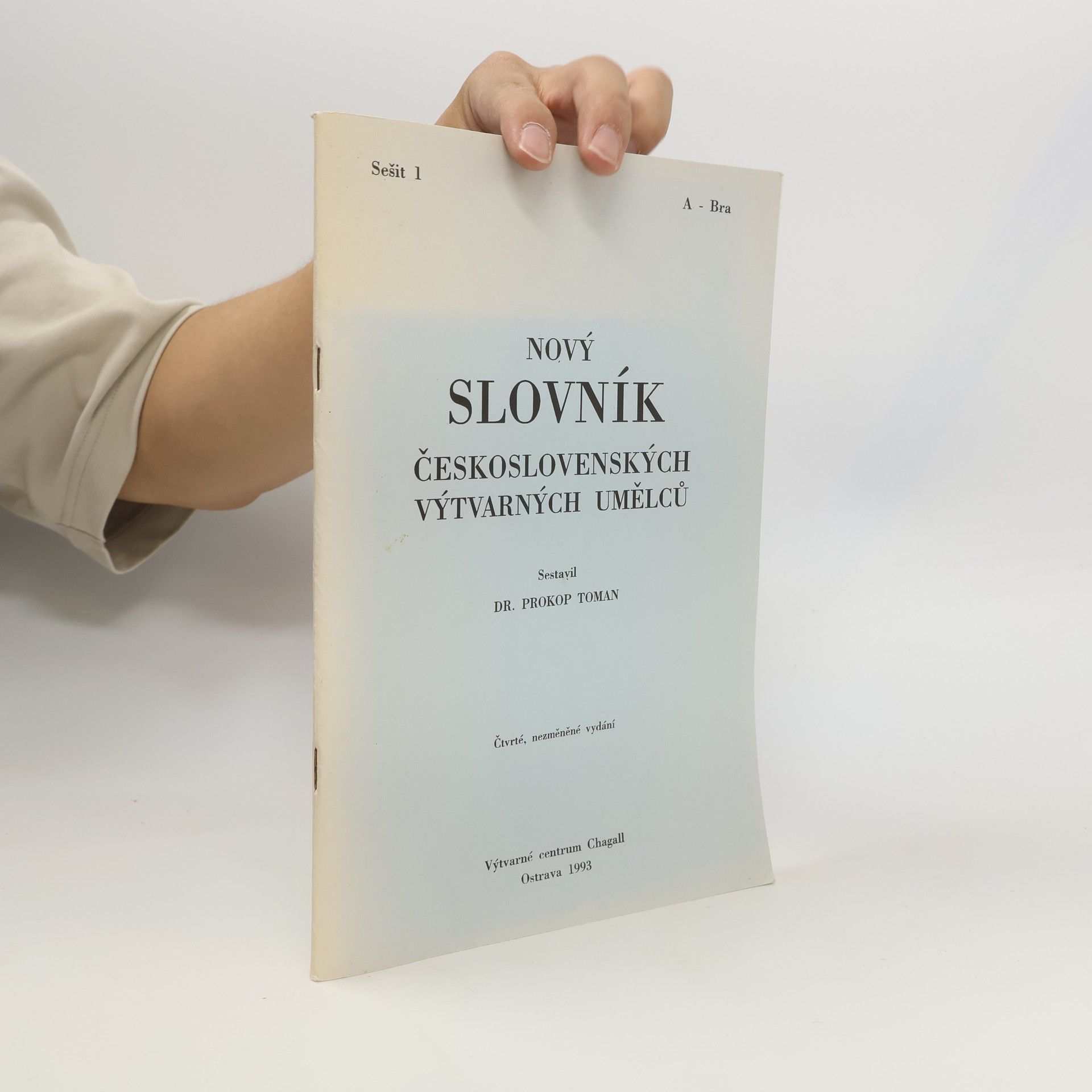 Prokop Toman Nový slovník československých výtvarných umělců  A-Bra