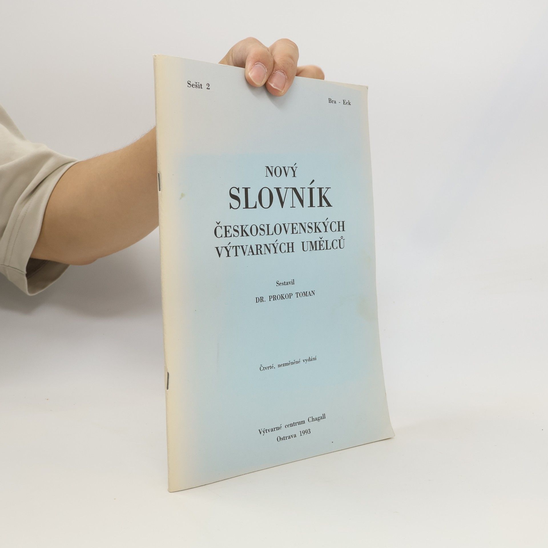 Prokop Toman Nový slovník československých výtvarných umělců  Bra.Eek