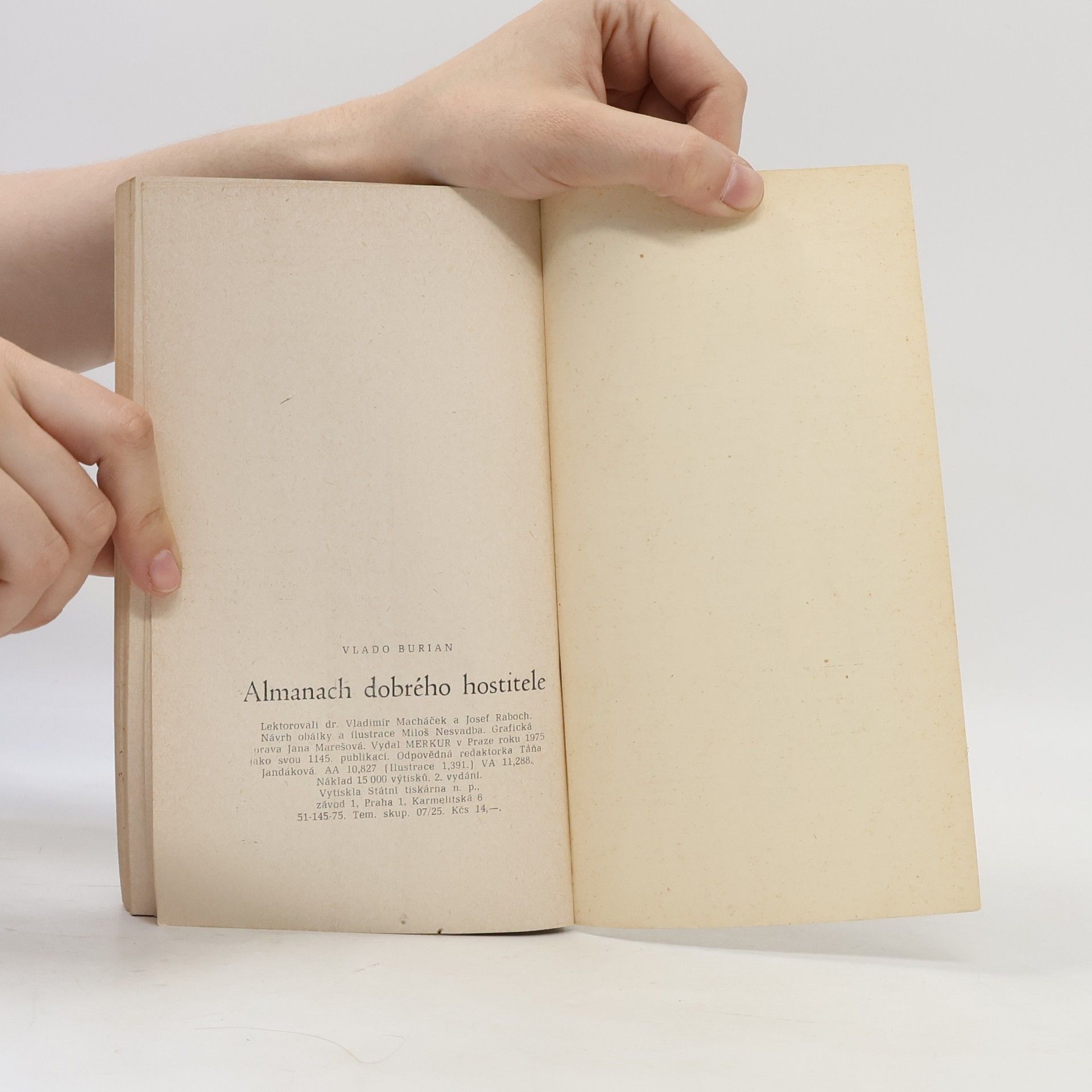Vlado Burian Almanach dobrého hostitele