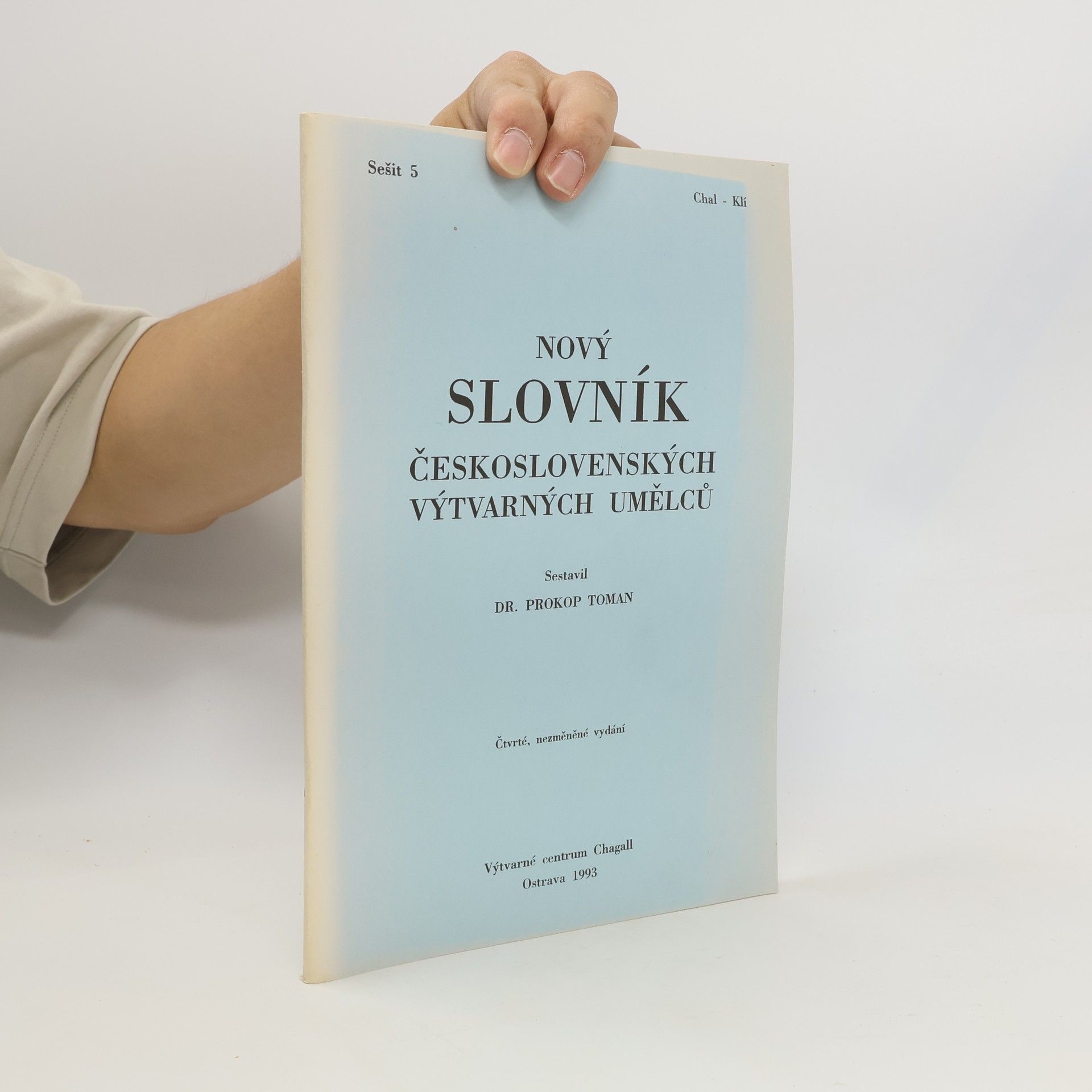 Prokop Toman Nový slovník československých výtvarných umělců Chal-Klí