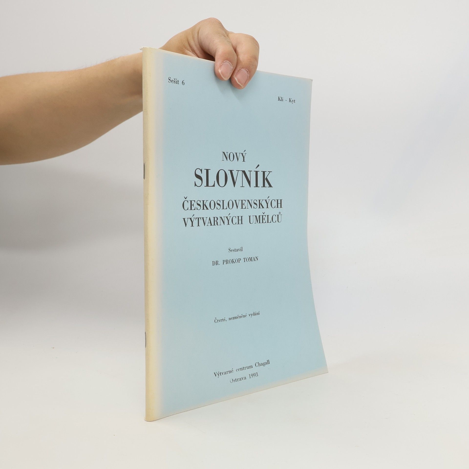 Prokop Toman Nový slovník československých výtvarných umělců Kli-Kyt