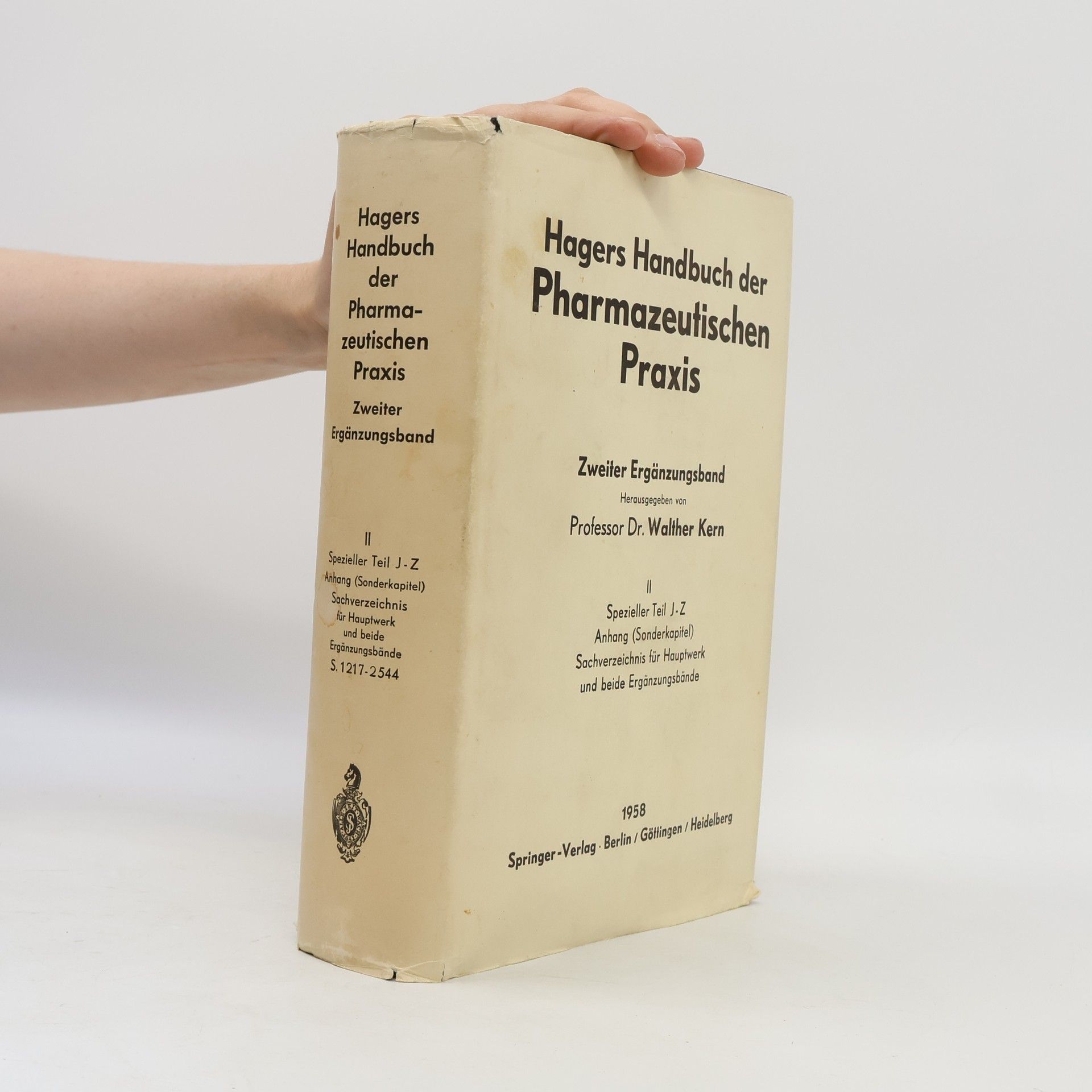 Walther Kern Hagers Handbuch der Pharmazeutischen Praxis II