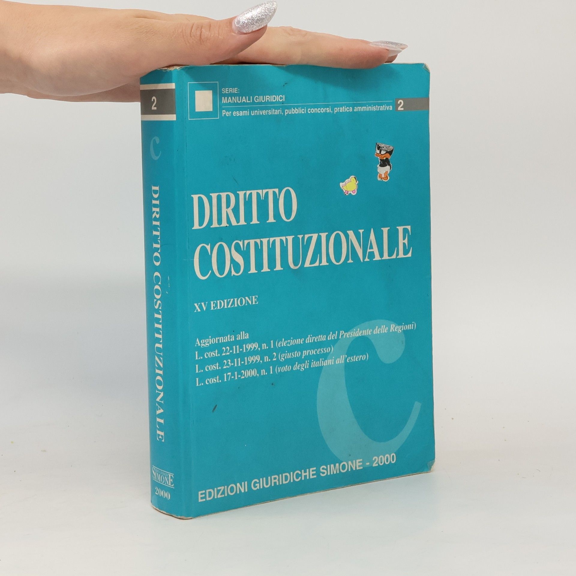 Collectif d'auteurs Manuali Giuridici - 2: Diritto Costituzionale