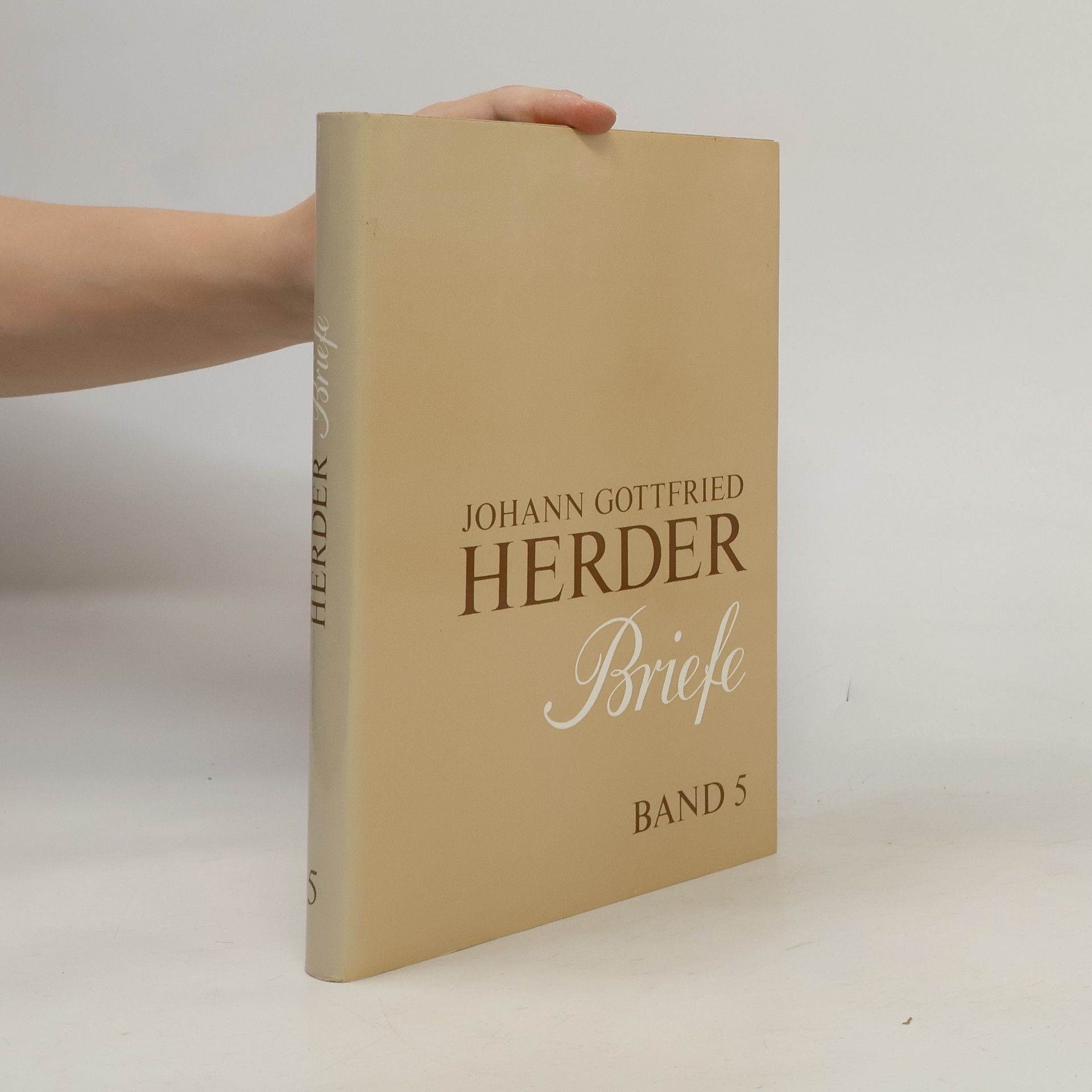 Johann Gottfried Herder Briefe Band 5