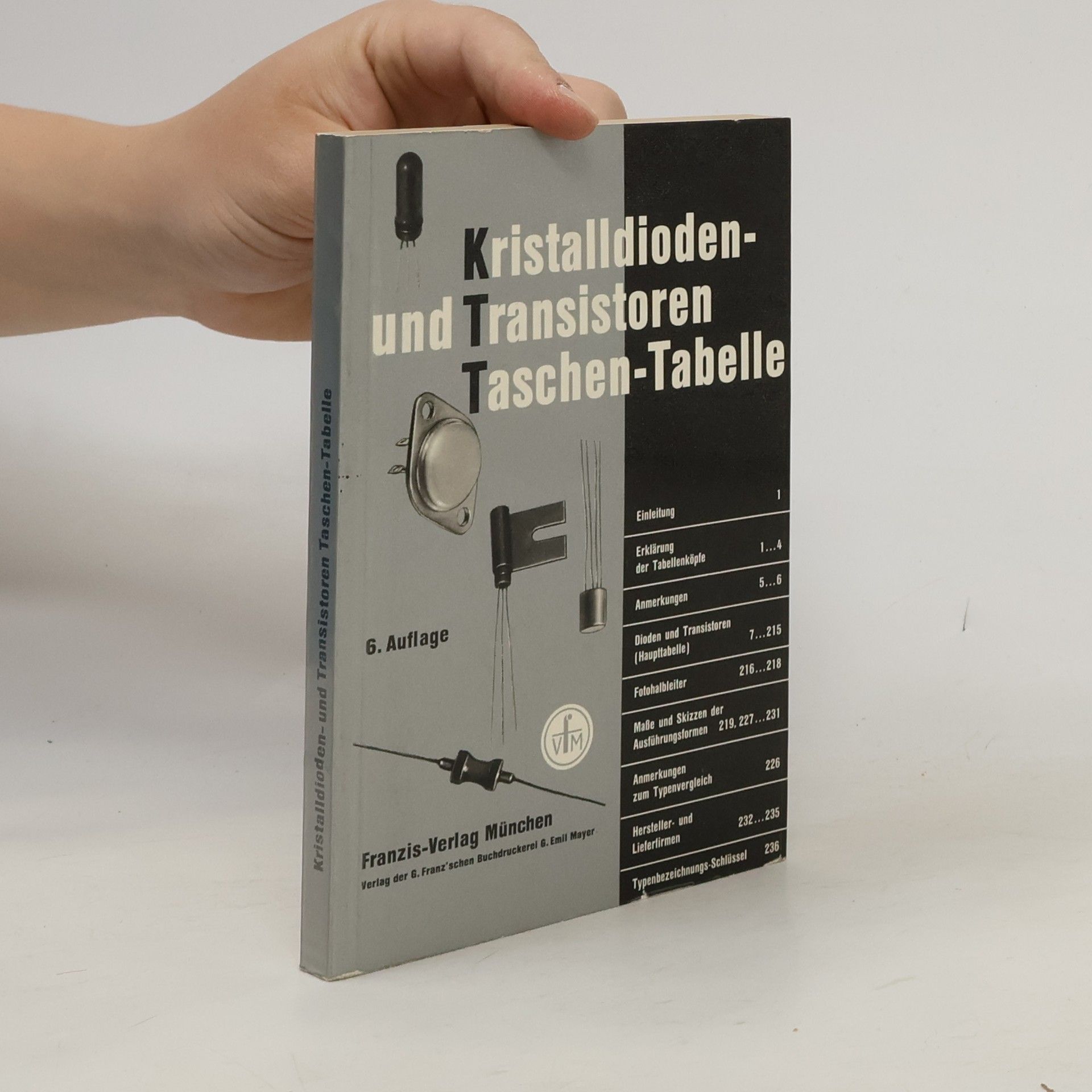 Autorenkollektiv Kristalldioden- und Transistoren Taschen-Tabelle