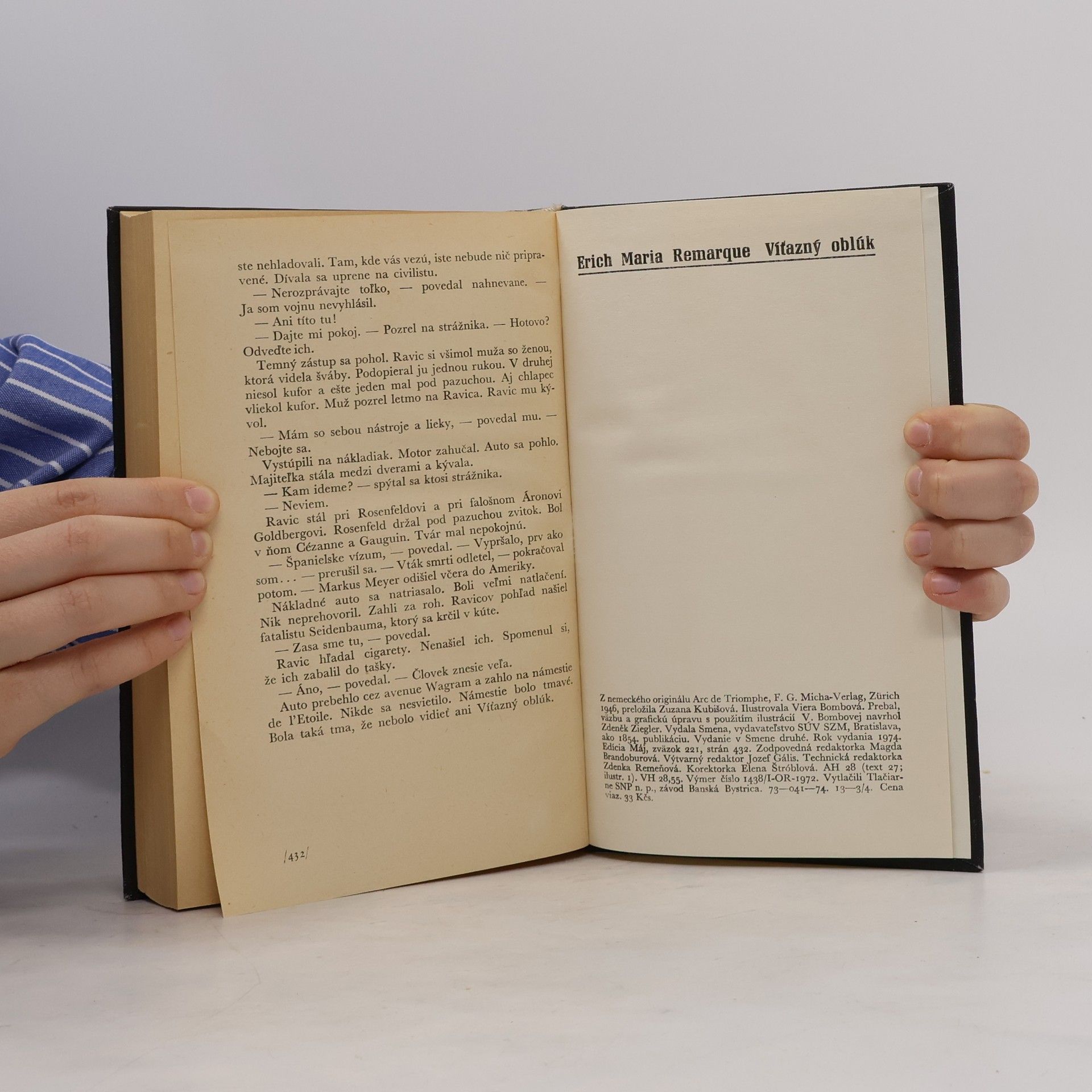 Erich Maria Remarque Víťazný oblúk