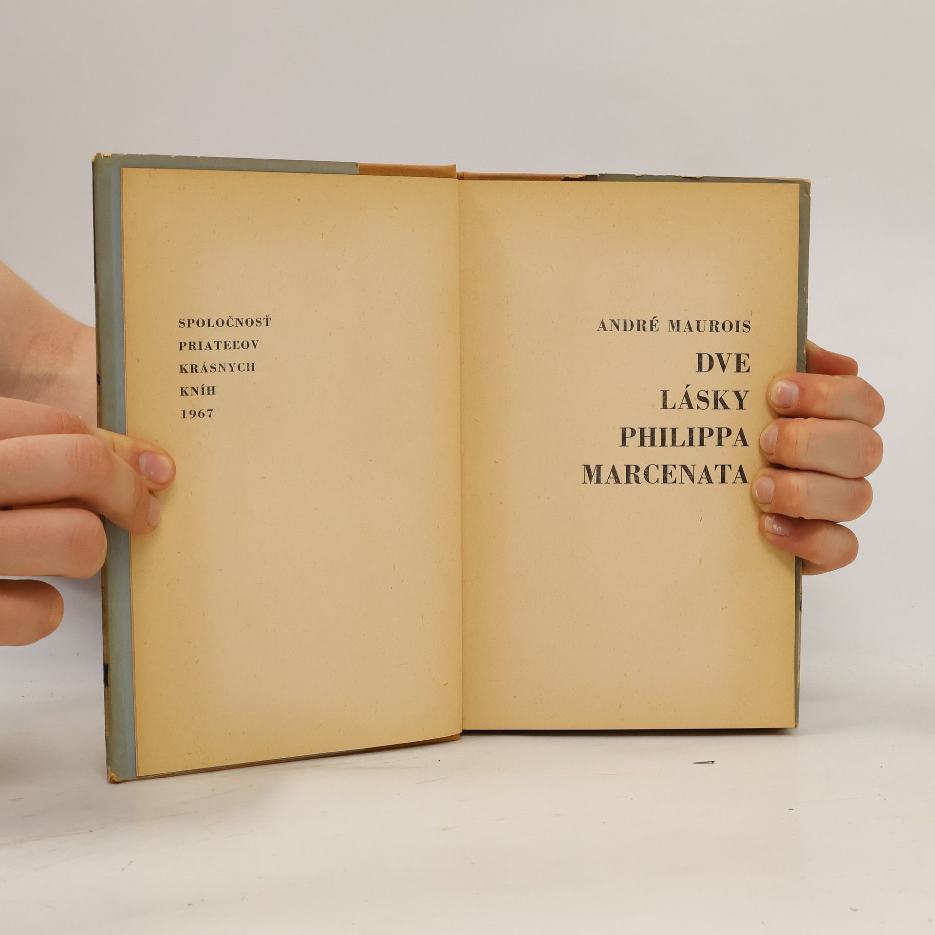 André Maurois Dve lásky Philippa Marcenata