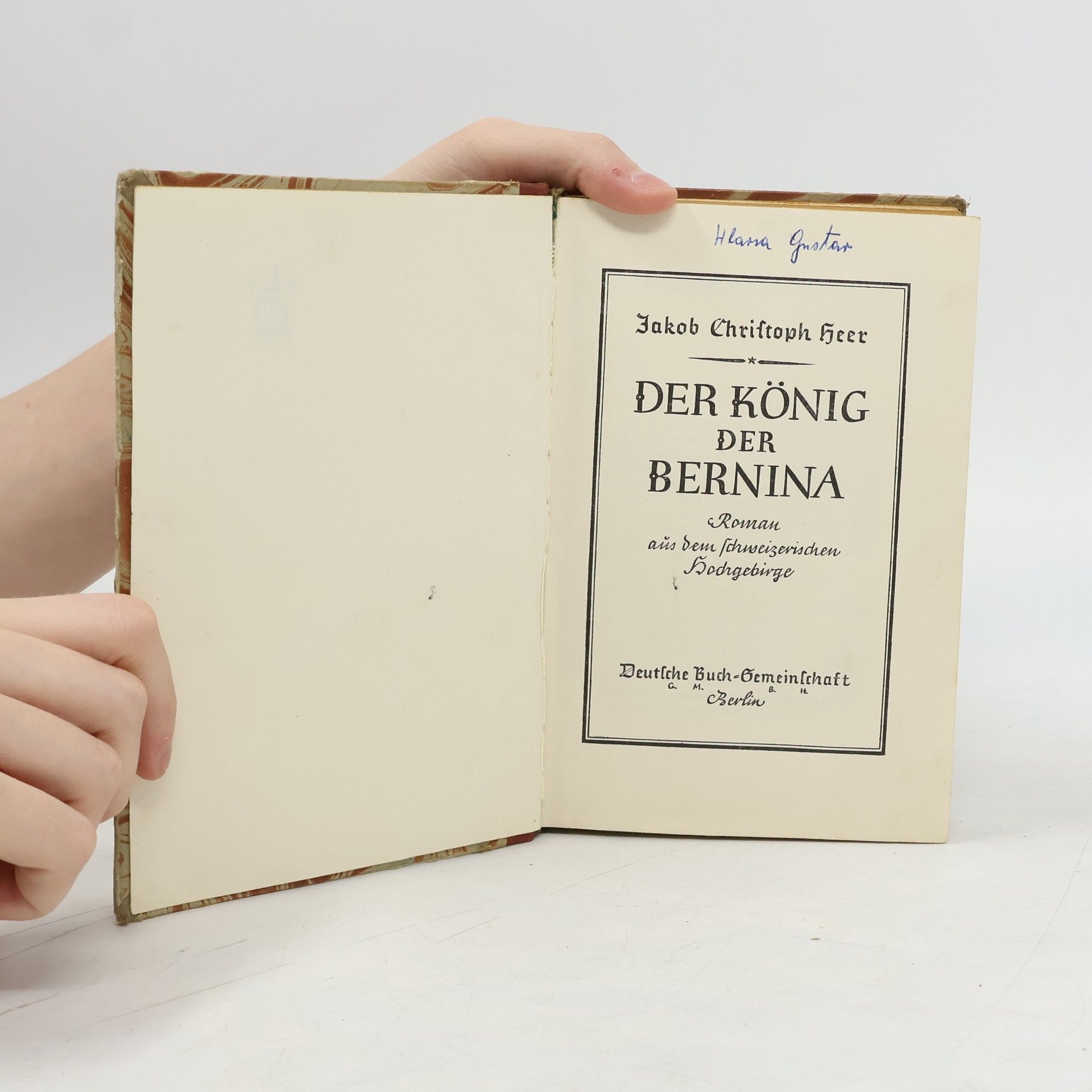 Jakob Christoph Heer Der König der Bernina