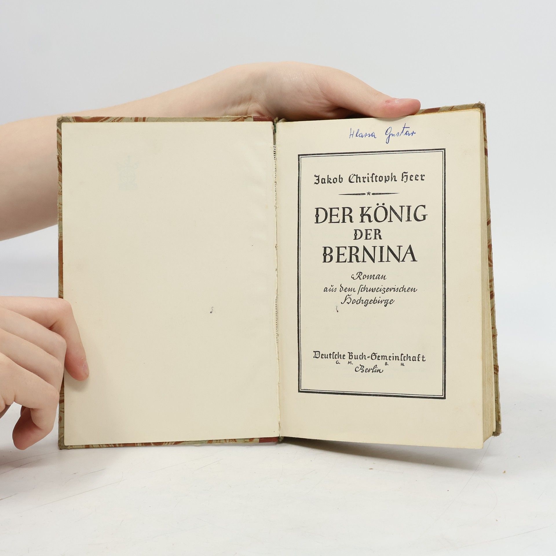 Jakob Christoph Heer Der König der Bernina