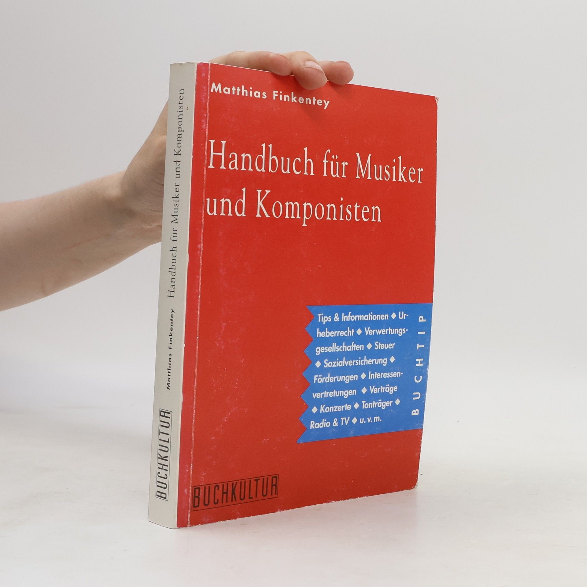 Matthias Finkentey Reihe Buchtip: Handbuch für Musiker und Komponisten