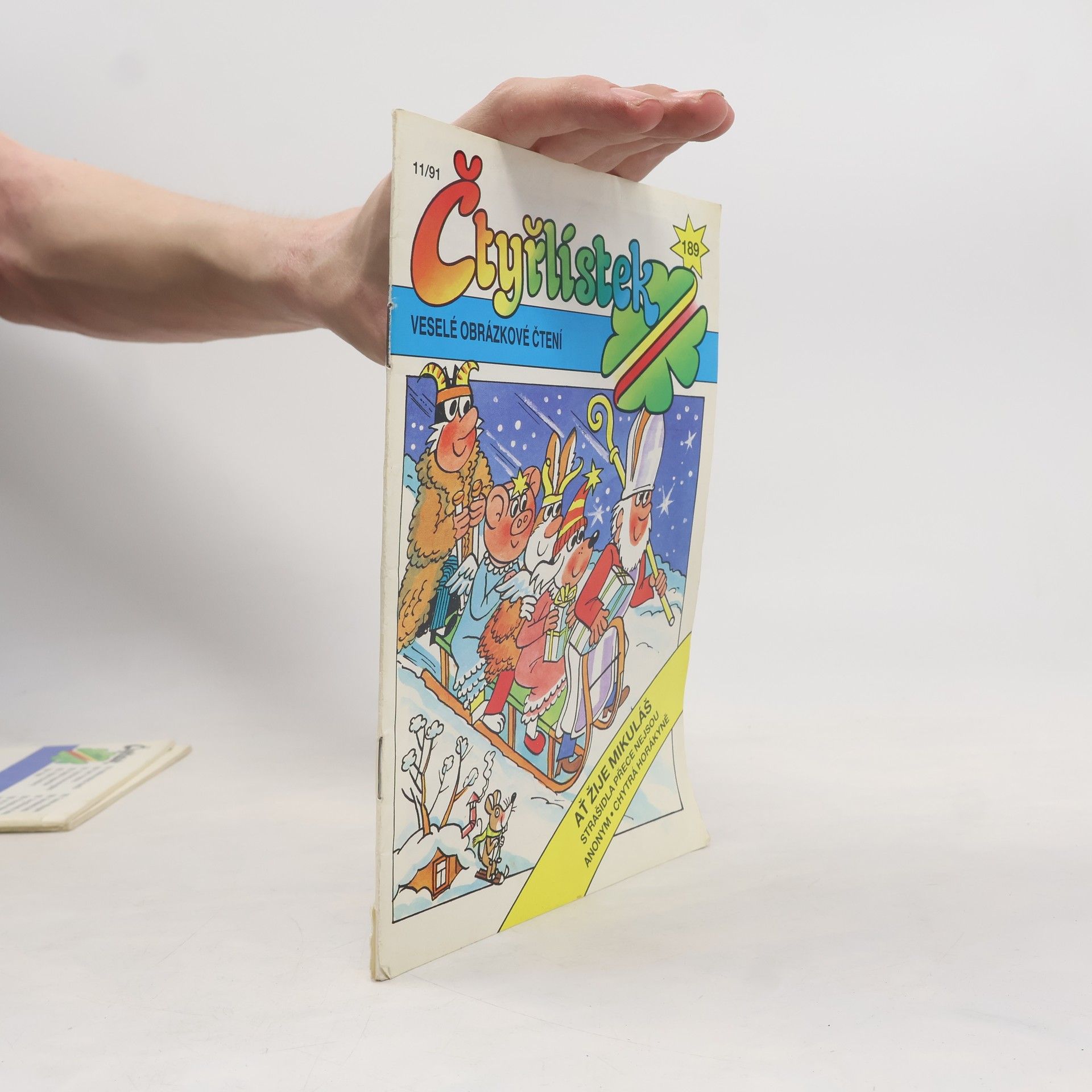 Auteurscollectief Čtyřlístek 189. 11/1991