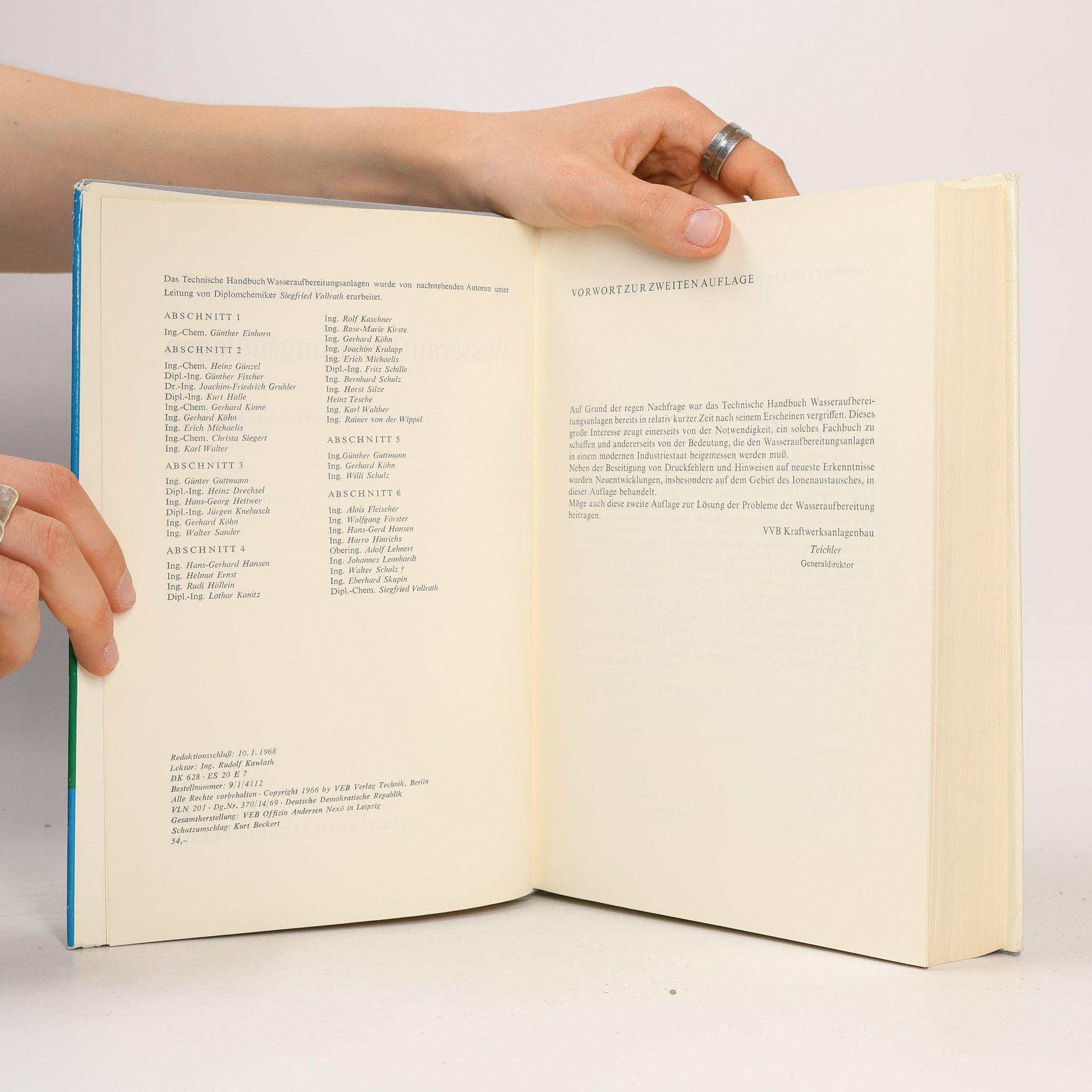 Various authors Technisches Handbuch Wasseraufbereitungsanlagen